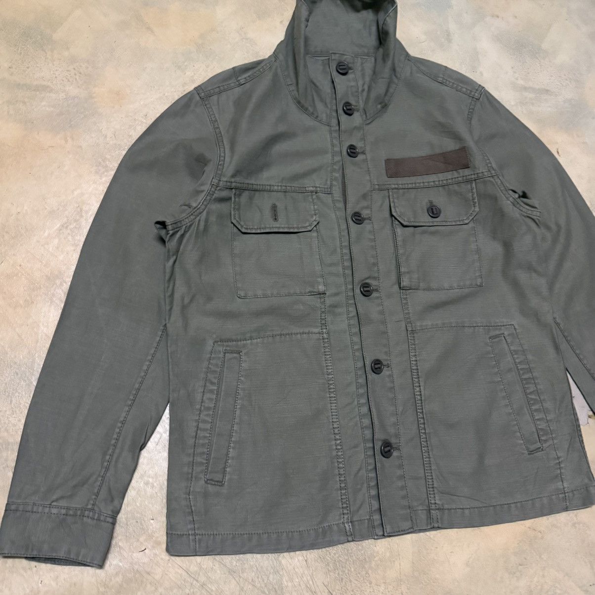 Vintage Beams Military Army Style Button Up Jacket Size US L / EU 52-54 / 3 - 4 Thumbnail