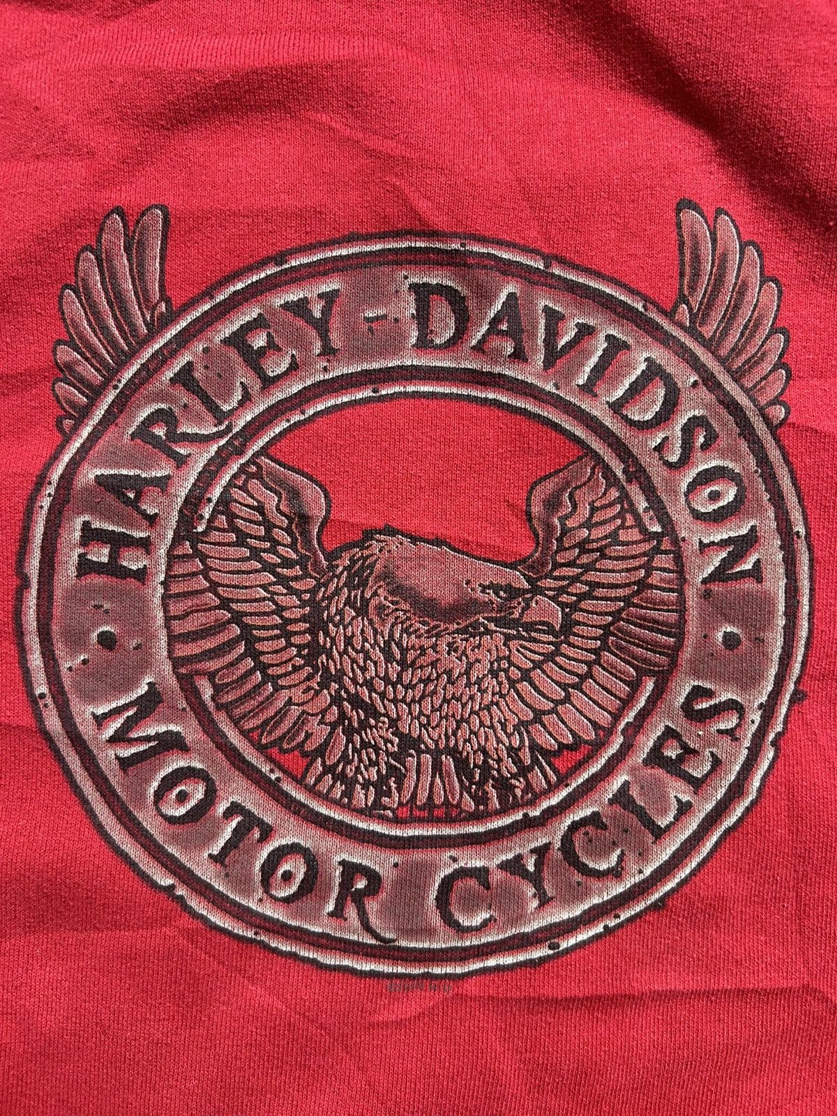 Vintage Vintage Y2K Harley Eagle Flames Crewneck Sweatshirt 2005 Size US L / EU 52-54 / 3 - 9 Thumbnail