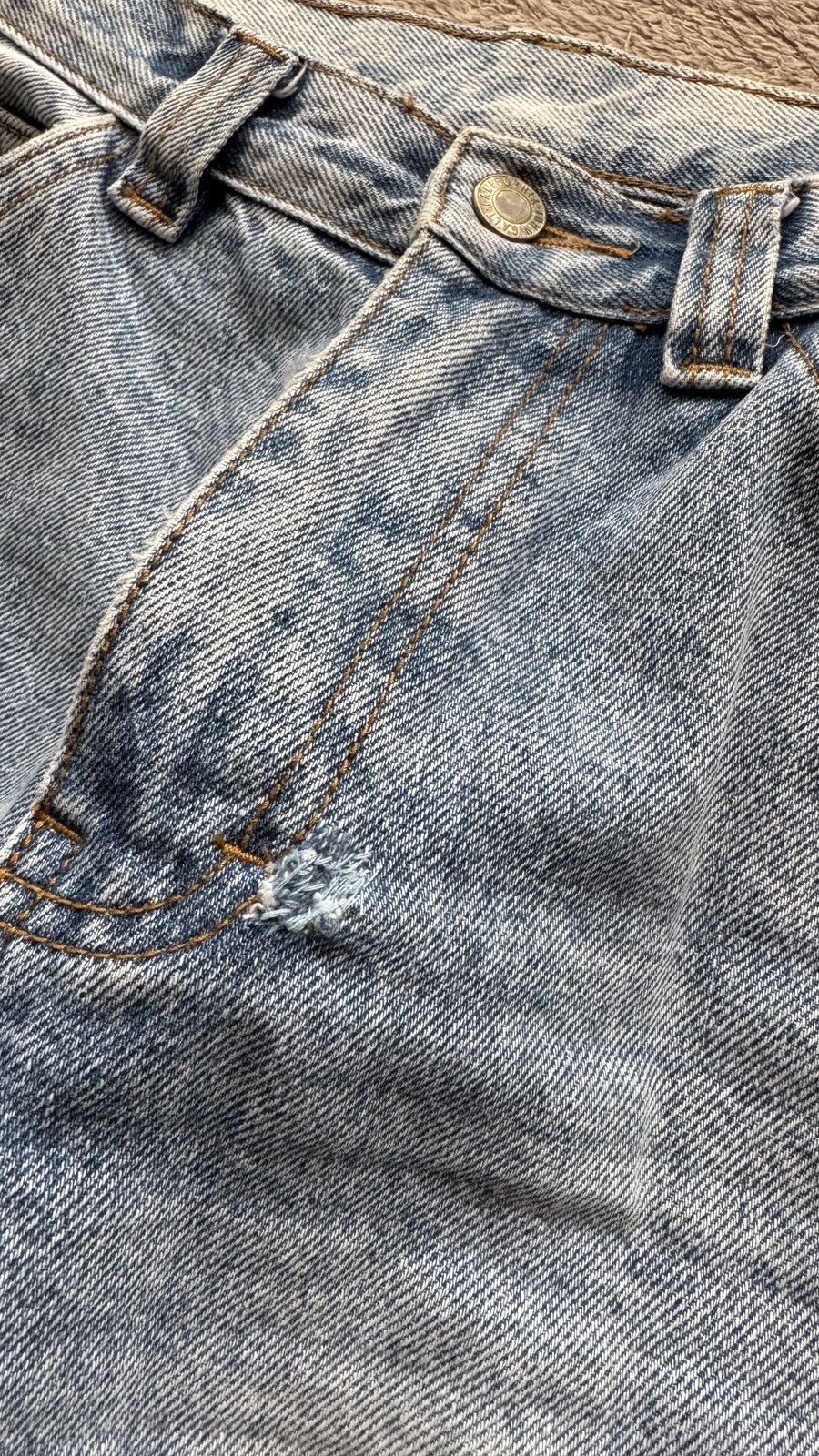 JNCO Vintage Baggy washed denim faded jeans Y2K Japan Jnco Style Size US 30 / EU 46 - 3 Thumbnail