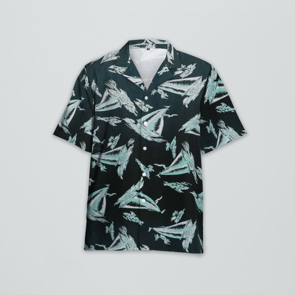 Designer Men's Green Short Sleeve Shirt Size US L / EU 52-54 / 3 - 1 Thumbnail