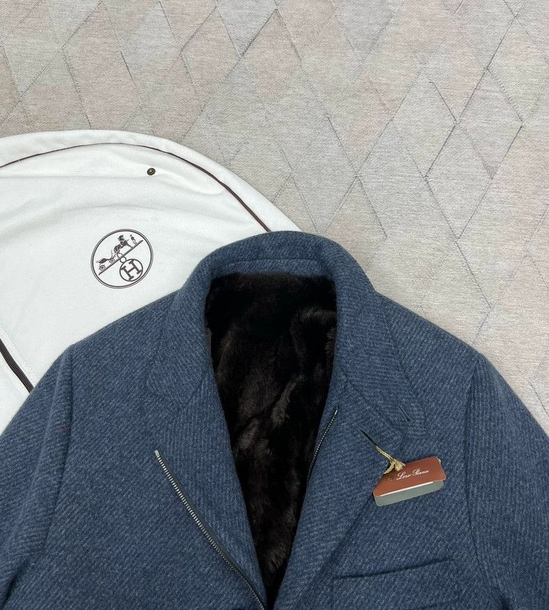 Loro Piana LORO PIANA Roadster cashmere hunting coat Size US XL / EU 56 / 4 - 3 Thumbnail