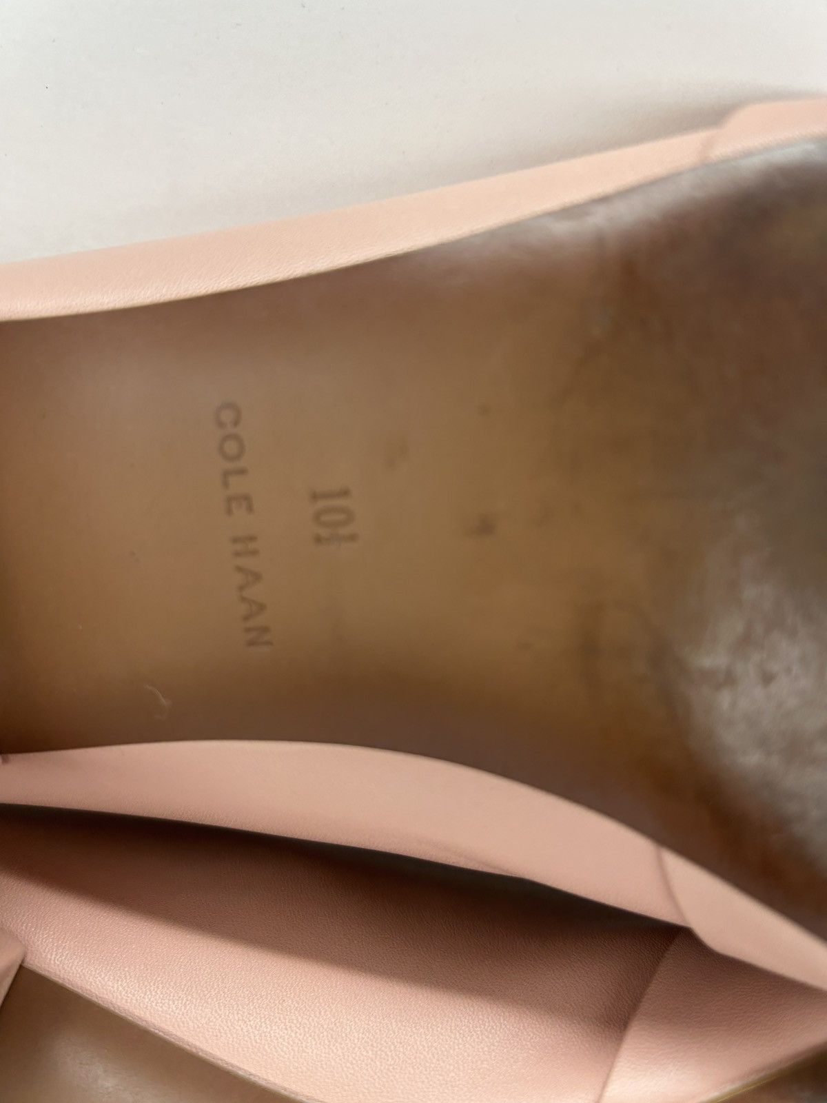 Cole Haan Cole Haan Camila Skimmer Blush Pointed Toe Flat Loafer Size US 11 / IT 41 - 7 Thumbnail