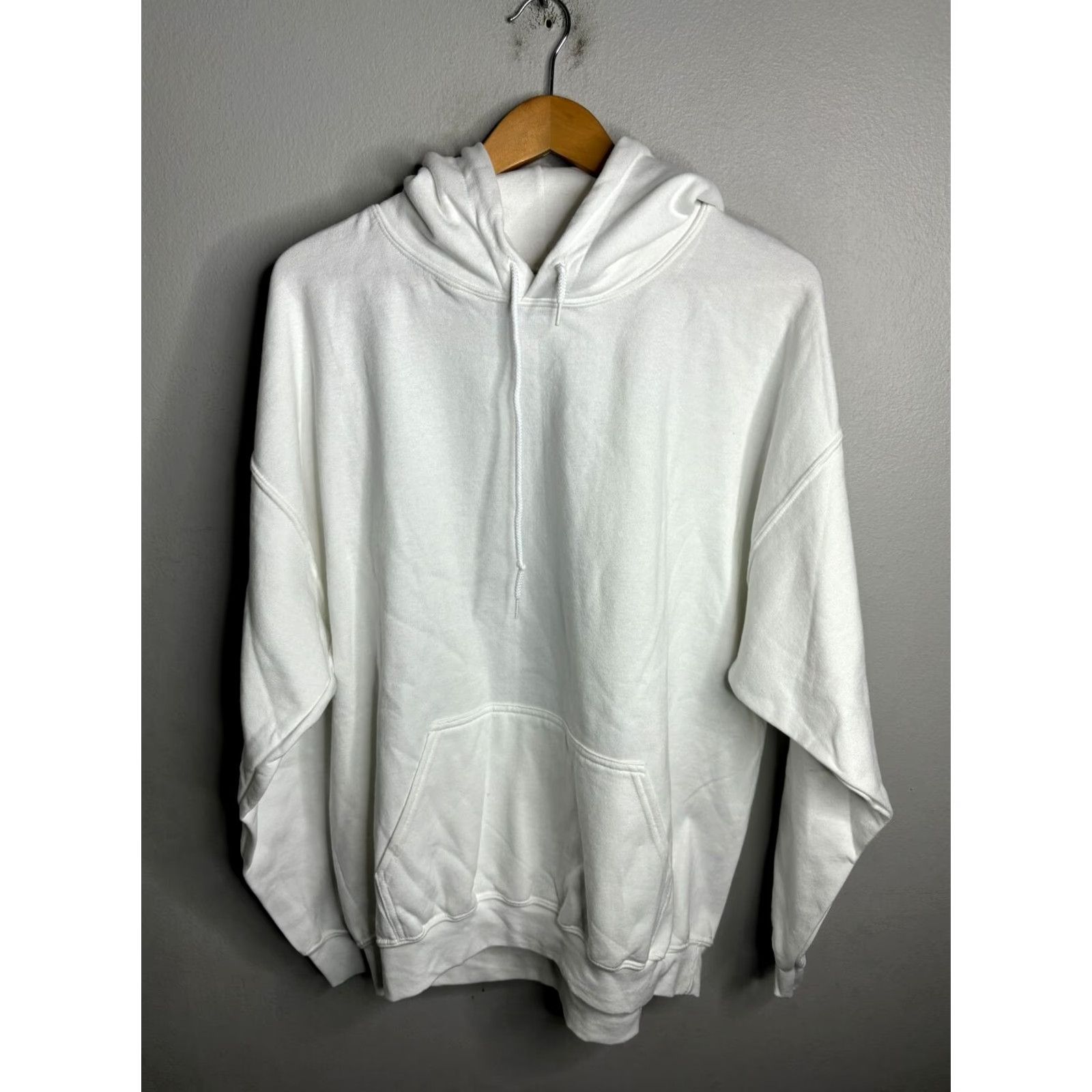 Gildan Gildan Hoodie Pullover 90s Grunge Music White XL Mens Printed Logo Graphic 2533 Size US S / EU 44-46 / 1 - 3 Thumbnail