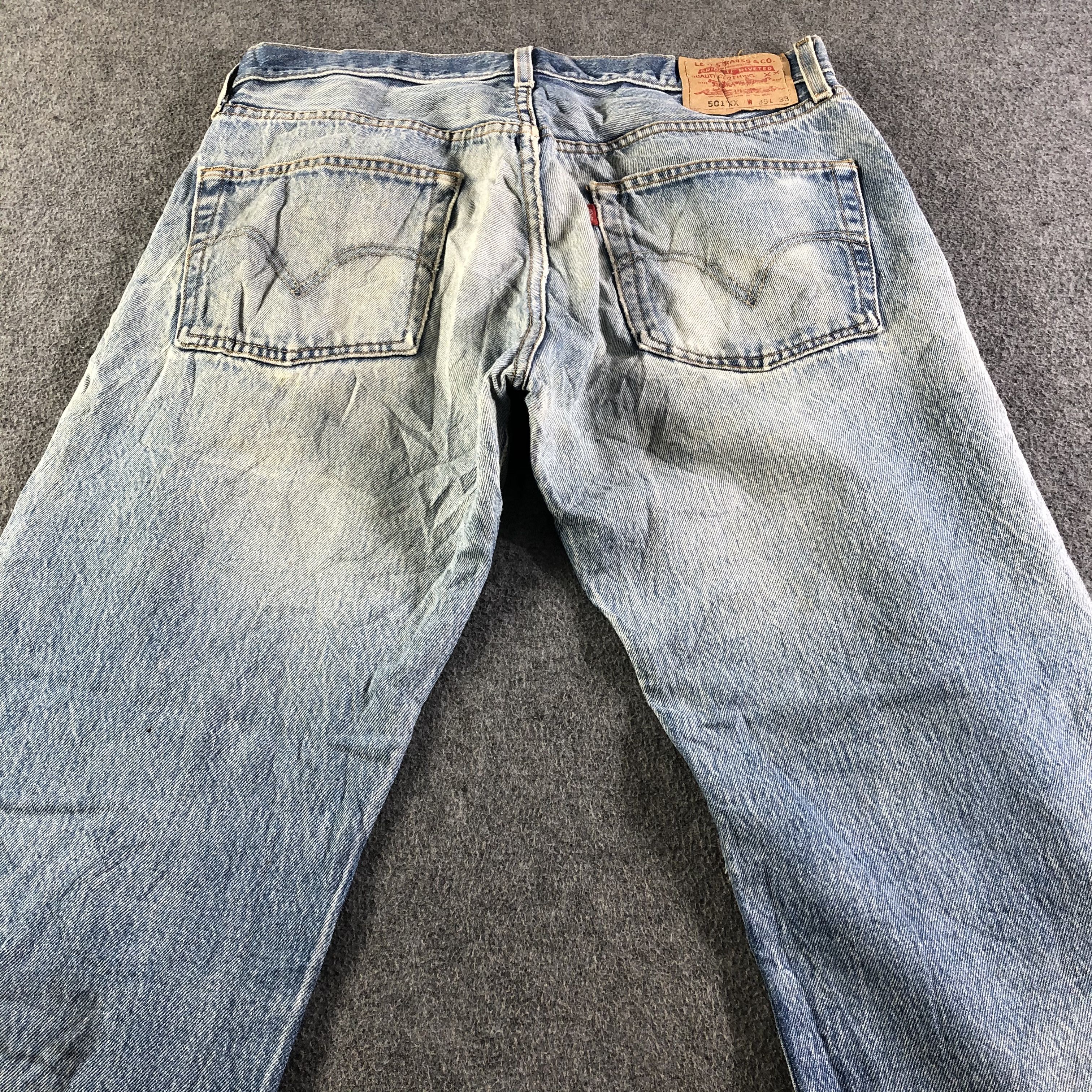 Levi's Vintage Light Wash Levis 501 Jeans-J4556 Size US 34 / EU 50 - 4 Thumbnail
