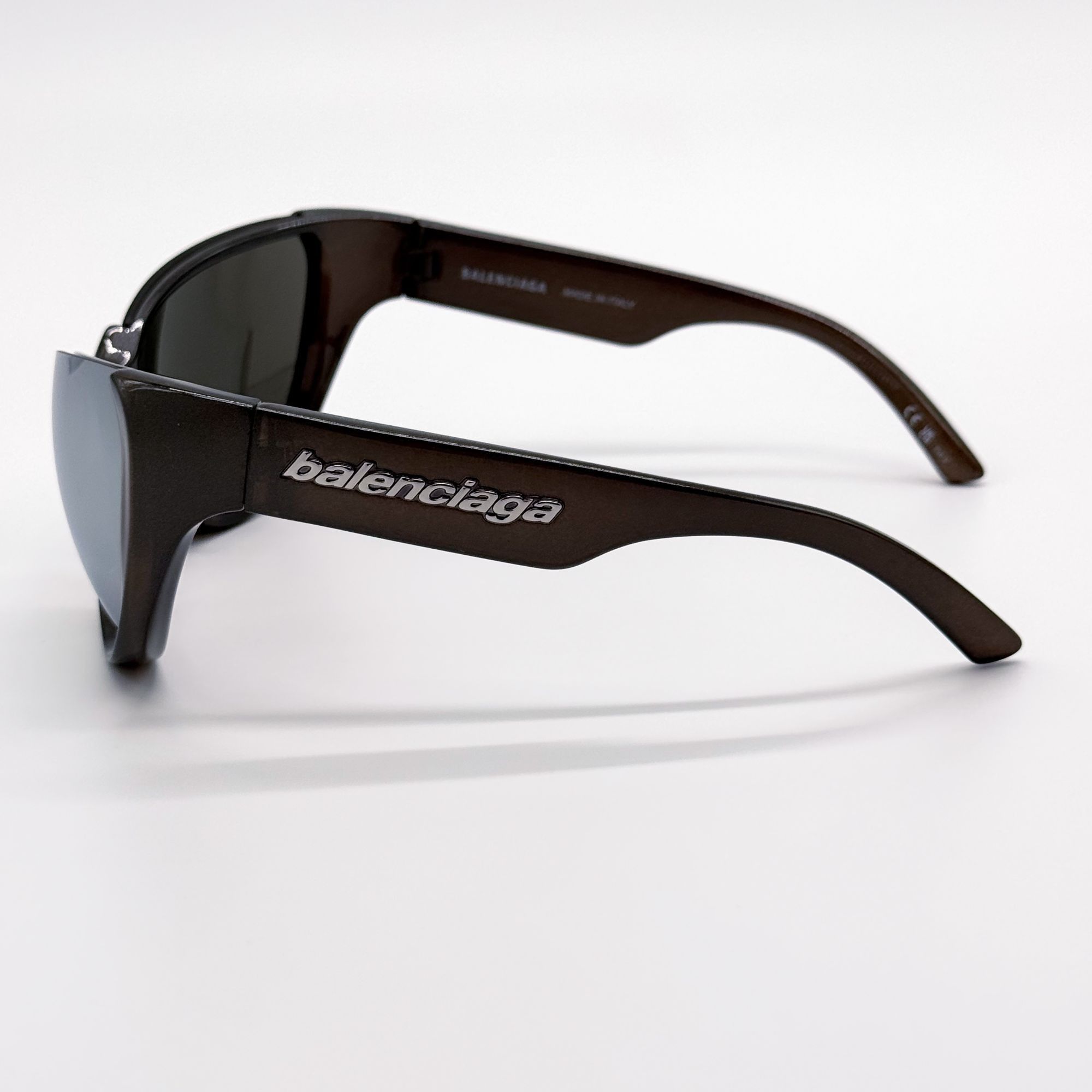 Balenciaga NEW BALENCIAGA BB0201S 002 SUNGLASSES BROWN OVERSIZED WOMEN Size ONE SIZE - 6 Thumbnail