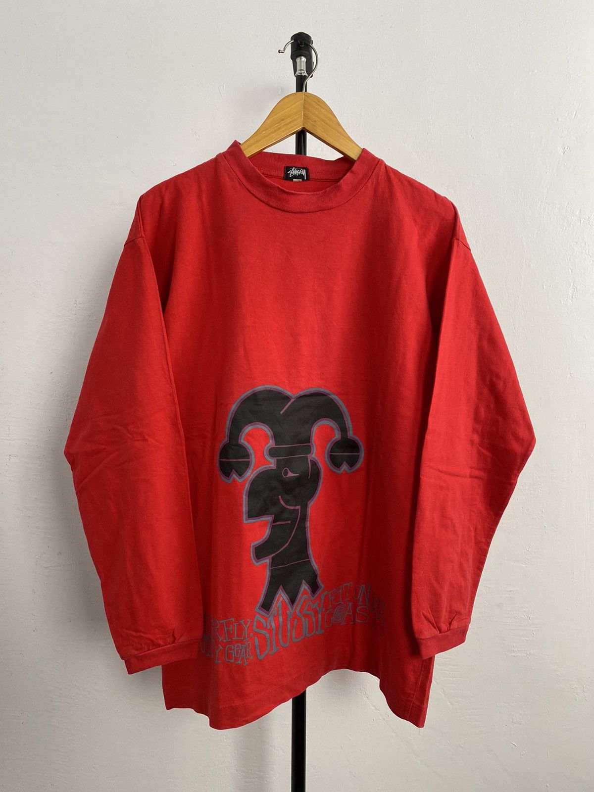 Stussy × Vintage Vintage 80s Stussy long sleeve t-shirt Size US S / EU 44-46 / 1 - 1 Thumbnail