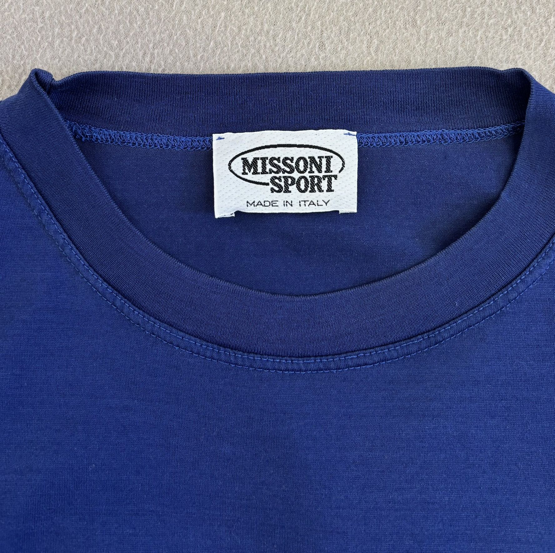Missoni Missoni Sport T-Shirt Blue Navy Large Size US L / EU 52-54 / 3 - 11 Thumbnail