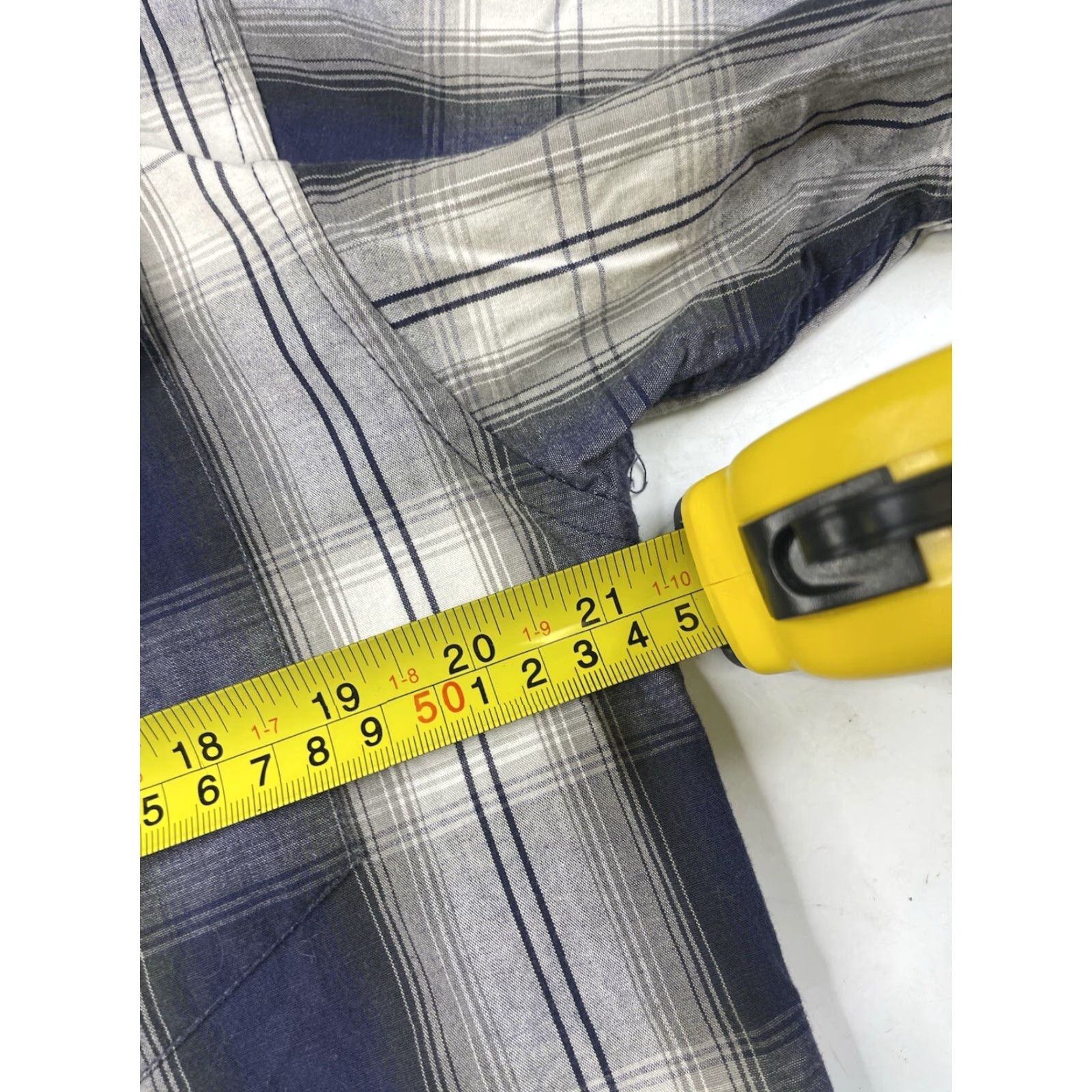 Vintage Powder River Button Up Shirt Men M Blue Plaid Long Sleeve Button-Up Casual Workwear Western Classic Size US M / EU 48-50 / 2 - 7 Thumbnail