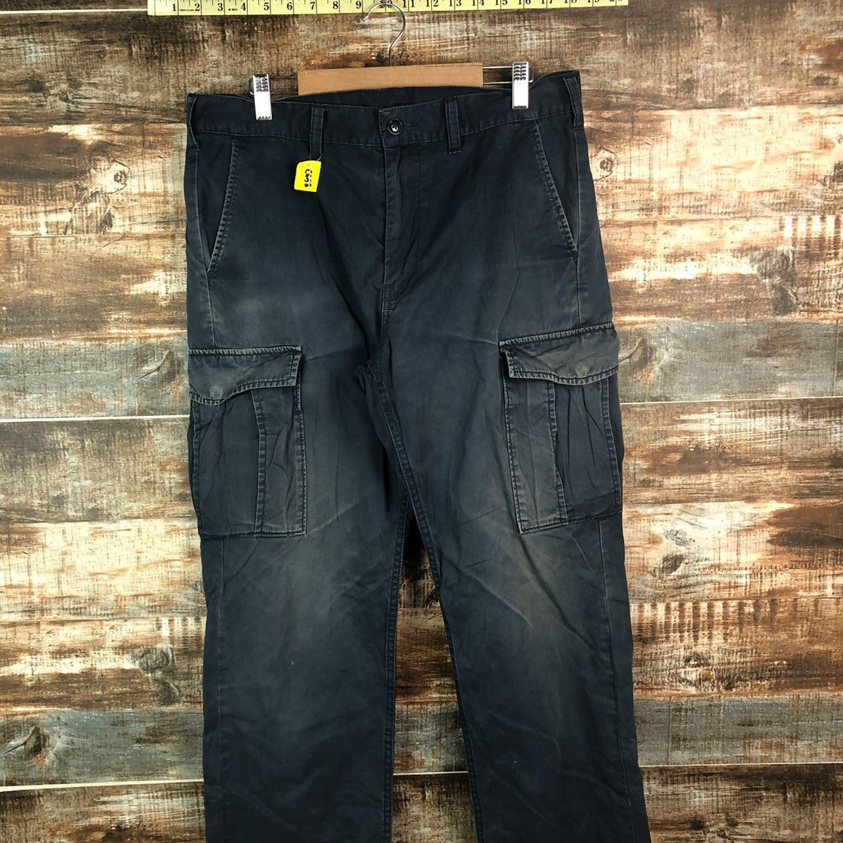 GU × Japanese Brand DL GU Dark Blue Cargo Multipocket Pants #C653 Size US 32 / EU 48 - 2 Thumbnail