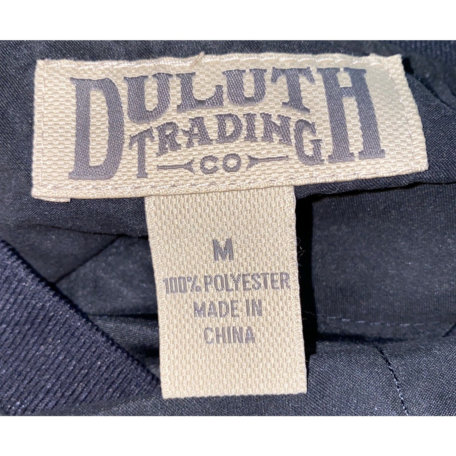 CO Duluth Trading Co Windbreaker Jacket Mens M Black Polyester Regular Jacket Pullover Golf Casual Size US M / EU 48-50 / 2 - 5 Thumbnail