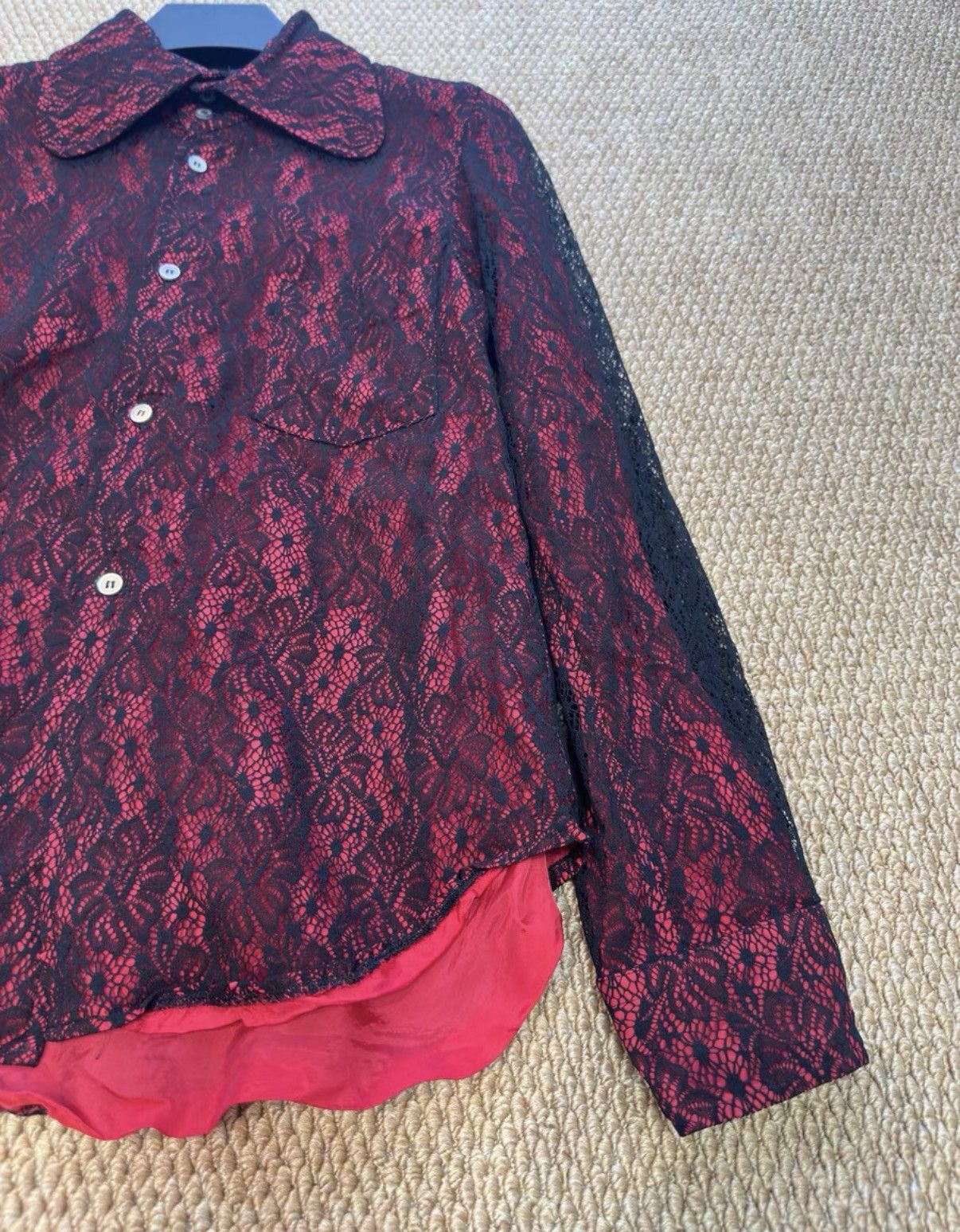Comme des Garcons Comme des Garçons Main Line Lace Double Layer Shirt K23 Size XS / US 0-2 / IT 36-38 - 3 Thumbnail