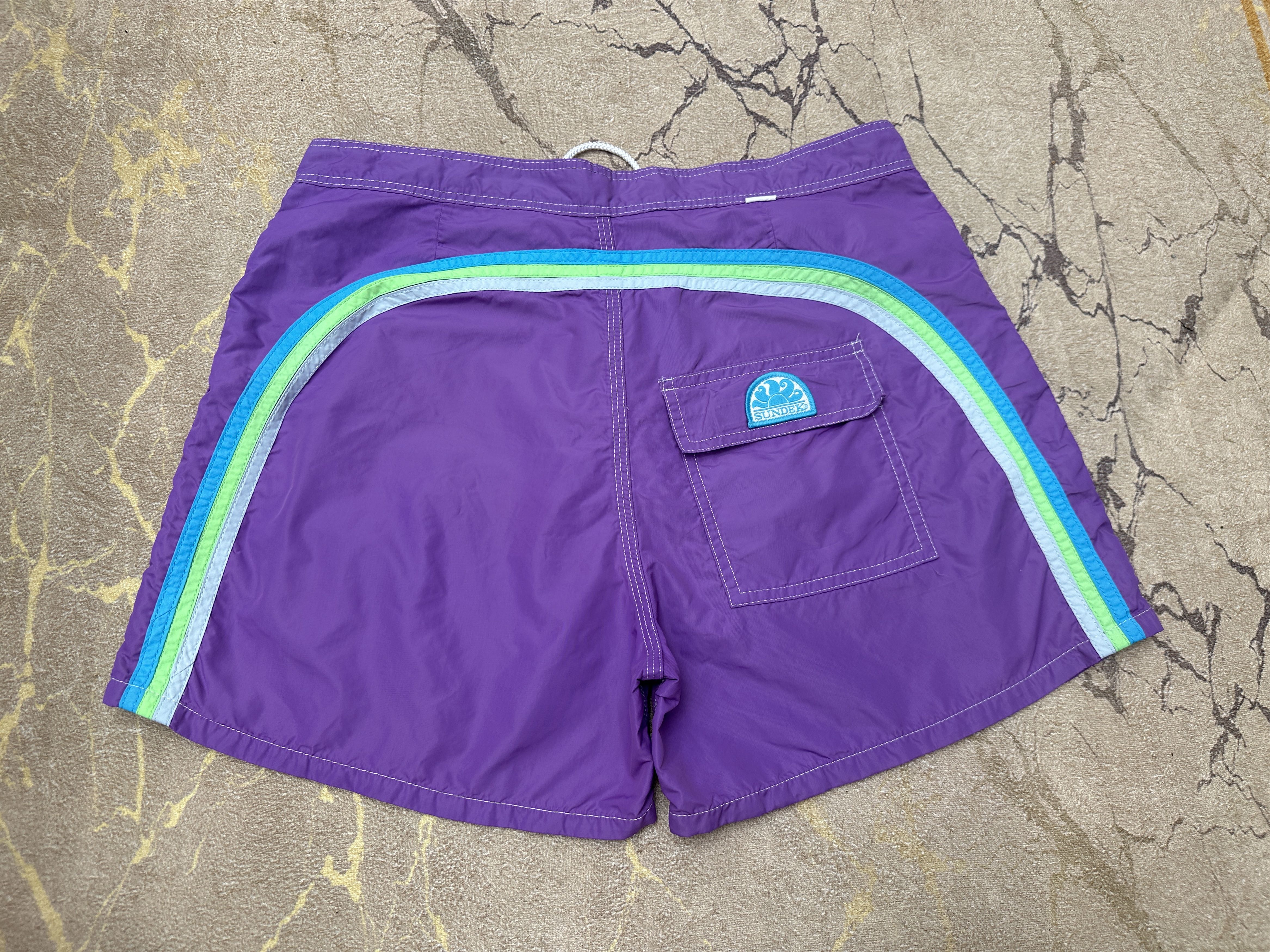 Sundek Sundek 33 Beach Board Shorts Trunks Bath Suit Size 33 S Size US 33 - 6 Thumbnail