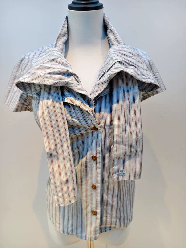 Vivienne Westwood Vivienne Westwood size1 Butterfly knot short-sleeved shirt Size M / US 6-8 / IT 42-44 - 3 Thumbnail
