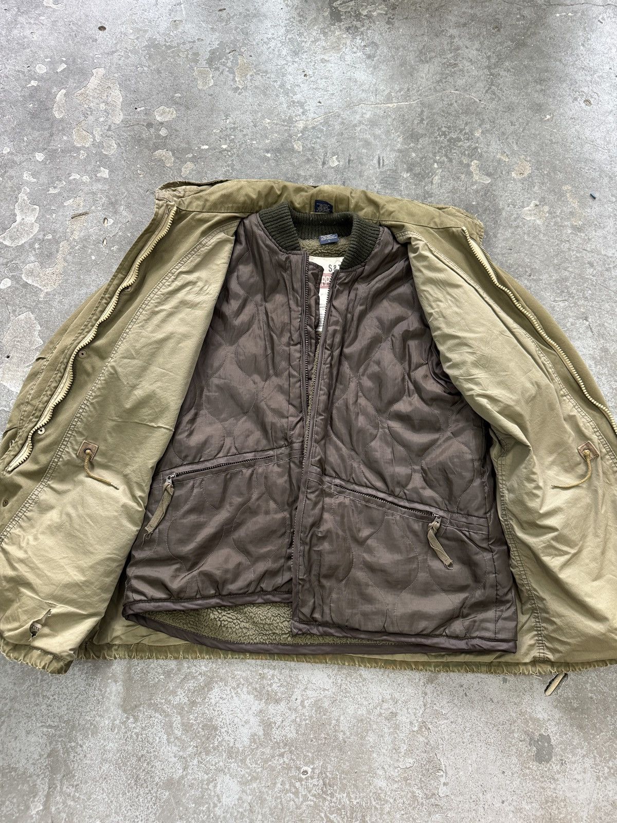 Vintage Vintage Military Jacket 2in1 Size US L / EU 52-54 / 3 - 14 Thumbnail