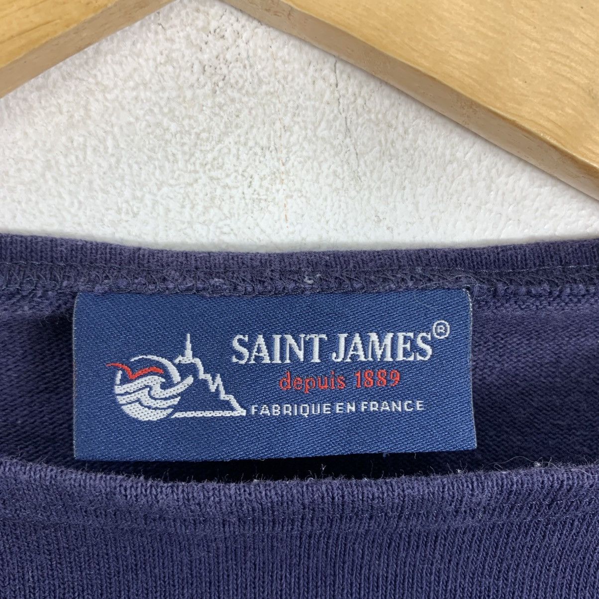 Vintage Vintage SAINT JAMES Depuis 1889 Plain French Brand Tshirt Size US S / EU 44-46 / 1 - 5 Thumbnail