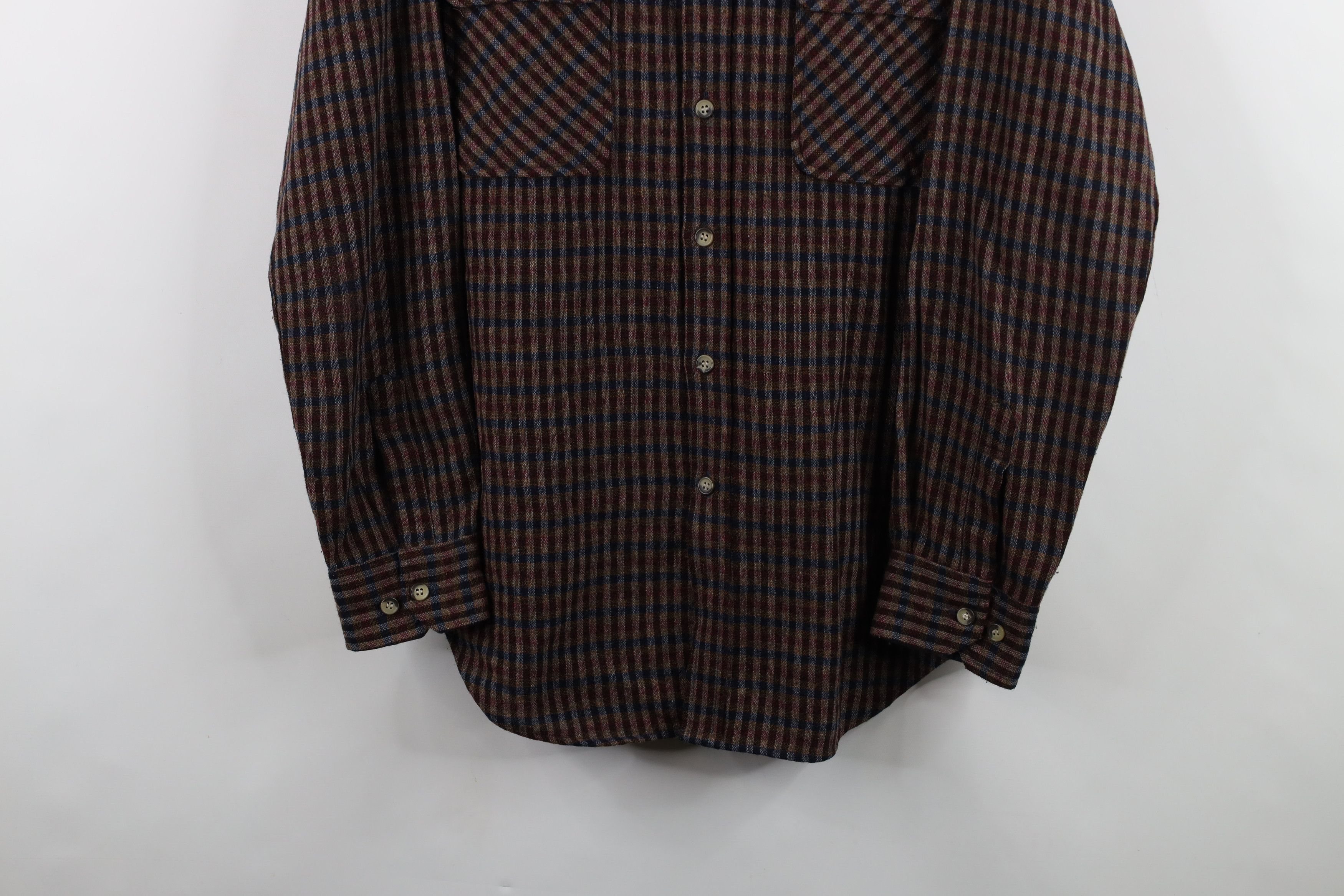 Vintage Vintage 70s Streetwear Double Pocket Collared Button Shirt Size US M / EU 48-50 / 2 - 3 Thumbnail
