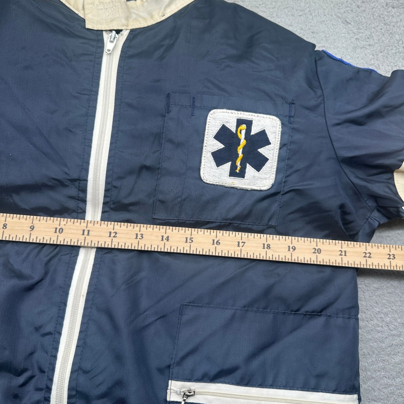 Other VTG 70 DynaMed EMT Jacket Small Navy Patches Lined Removable Size US S / EU 44-46 / 1 - 5 Thumbnail