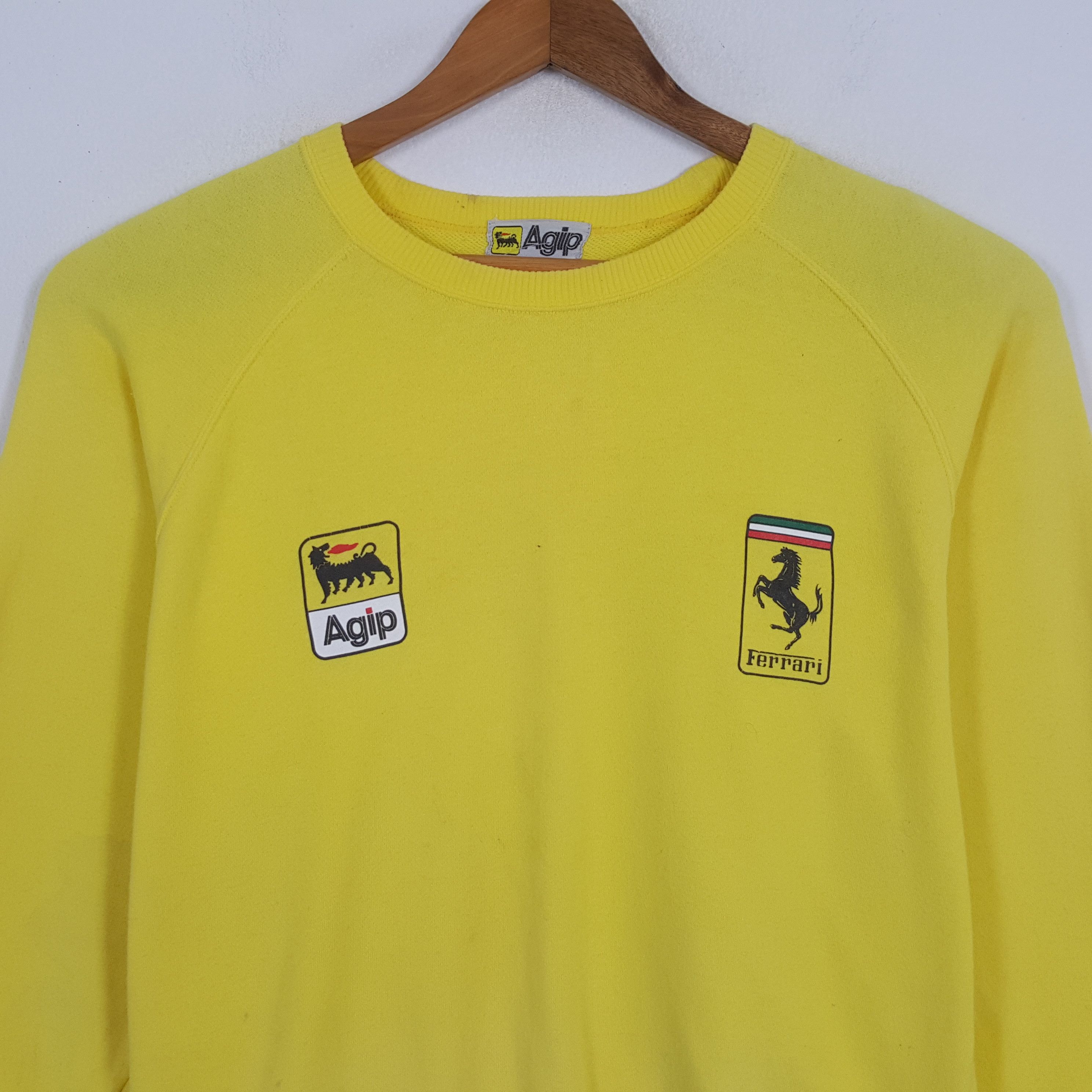 Ferrari × Vintage Vintage AGIP FERRARI Formula One Racing Team Sweatshirts Size US L / EU 52-54 / 3 - 4 Thumbnail