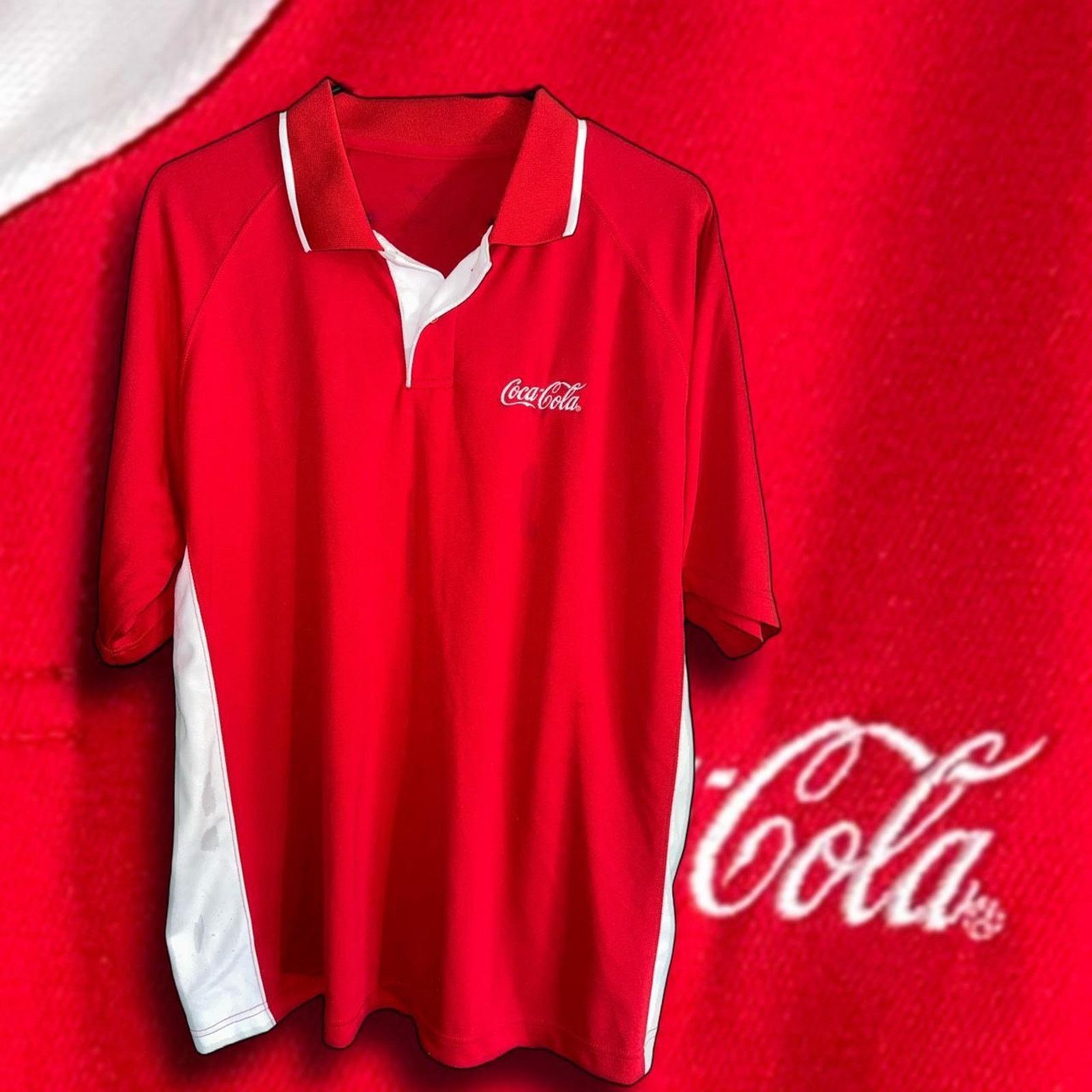 Other Vintage coca cola polo Size US L / EU 52-54 / 3 - 1 Preview