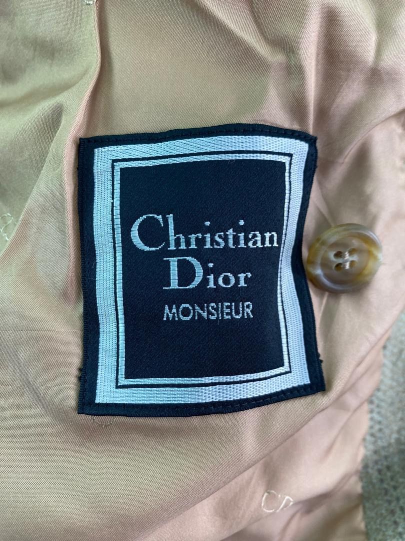 Christian Dior Monsieur × Vintage Vtg Christian Dior tartan plaid golden button blazer jacket Size US M / EU 48-50 / 2 - 5 Thumbnail