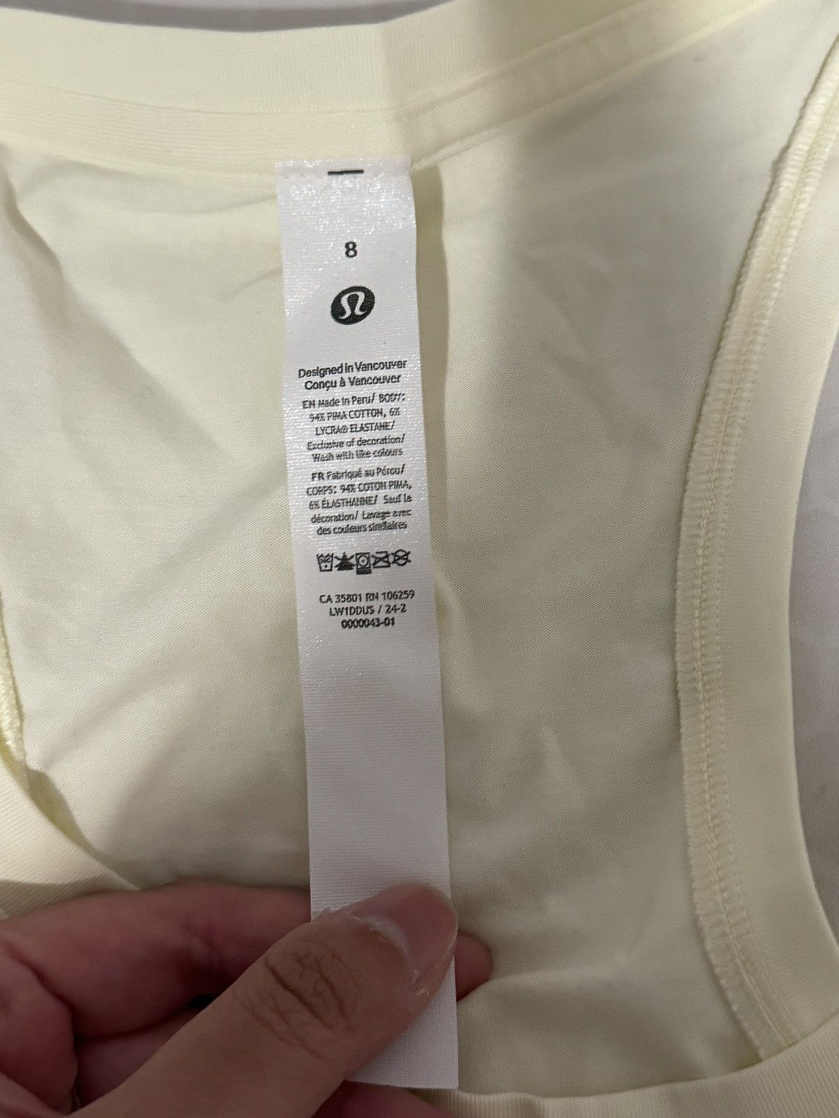 Lululemon NEW Lululemon Love Tank Size M / US 6-8 / IT 42-44 - 3 Thumbnail