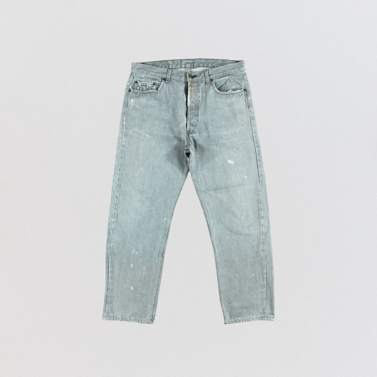 Levi's × Vintage Vintage 90s Ash Gray Levis 501 Jeans-JM2181 Size US 34 / EU 50 - 1 Thumbnail