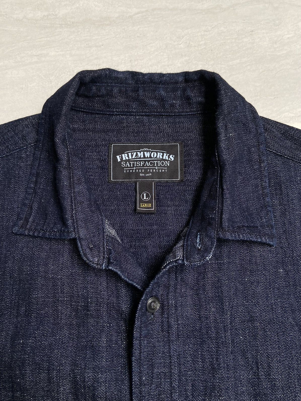 FrizmWORKS FRIZM WORKS Denim Shirt Size US XL / EU 56 / 4 - 10 Thumbnail