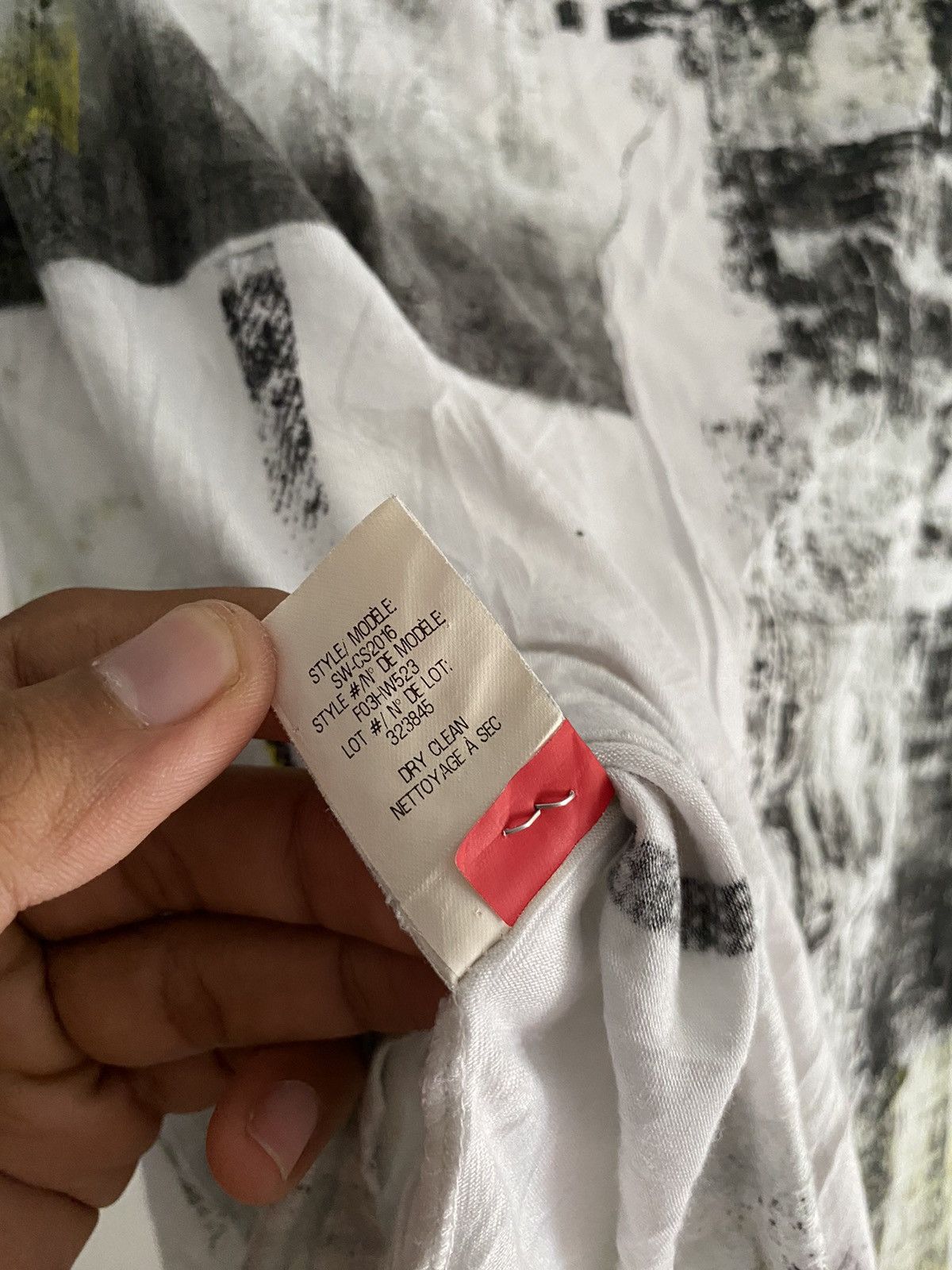 Helmut Lang Spring summer graphic print Size US M / EU 48-50 / 2 - 6 Thumbnail