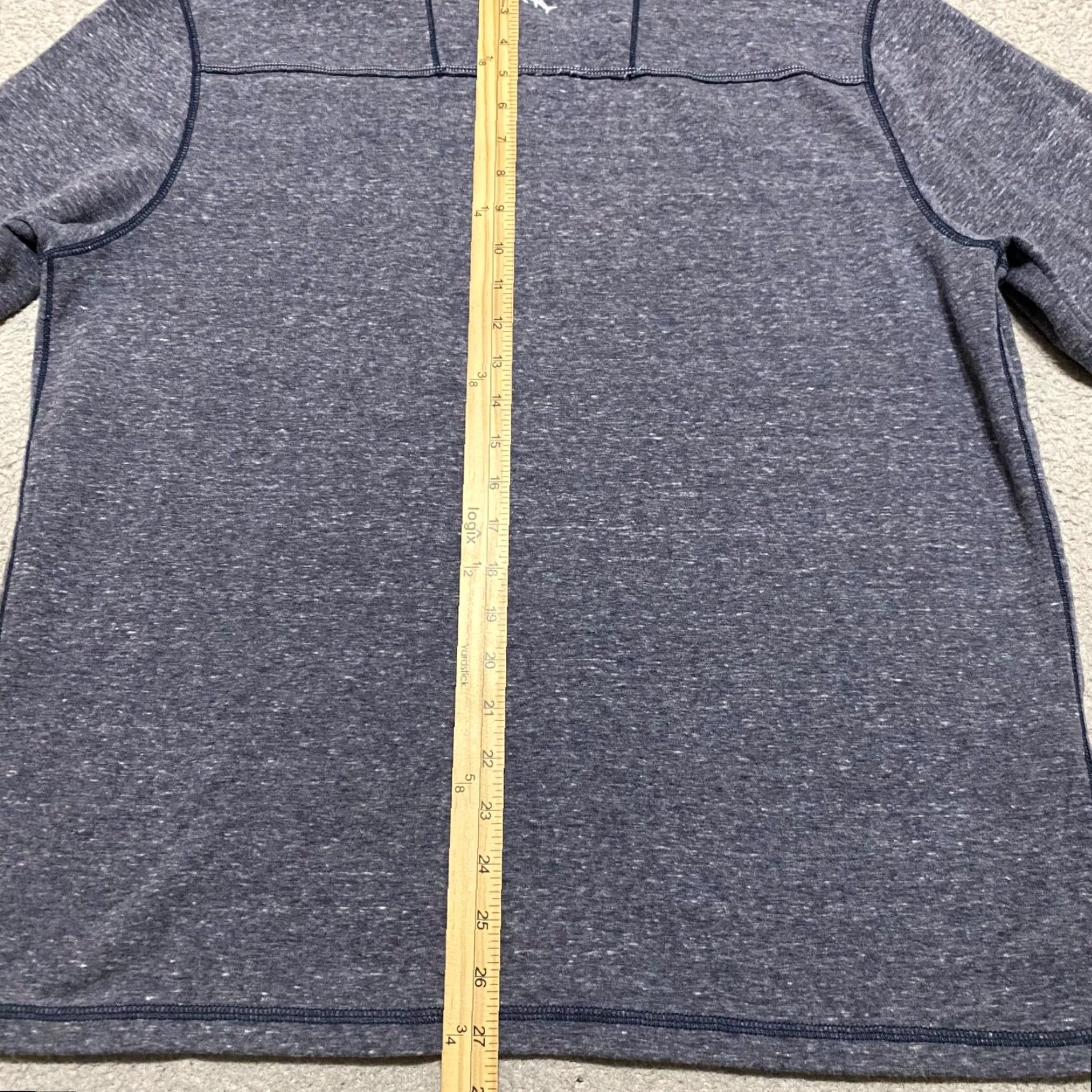 Tommy Bahama Tommy Bahama Mens Shirt Gray V-Neck Long Sleeve Cotton Blend Shirt M Adult Mens Size US M / EU 48-50 / 2 - 7 Thumbnail