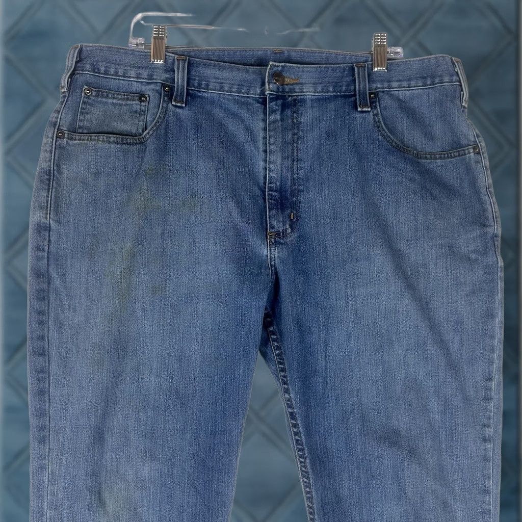 Carhartt Carhartt Jeans Mens 40x30 Rugged Flex Relaxed Straight Leg Denim Blue 5-Pocket Comfort Stretch Work Regular Size Size US 40 / EU 56 - 1 Thumbnail