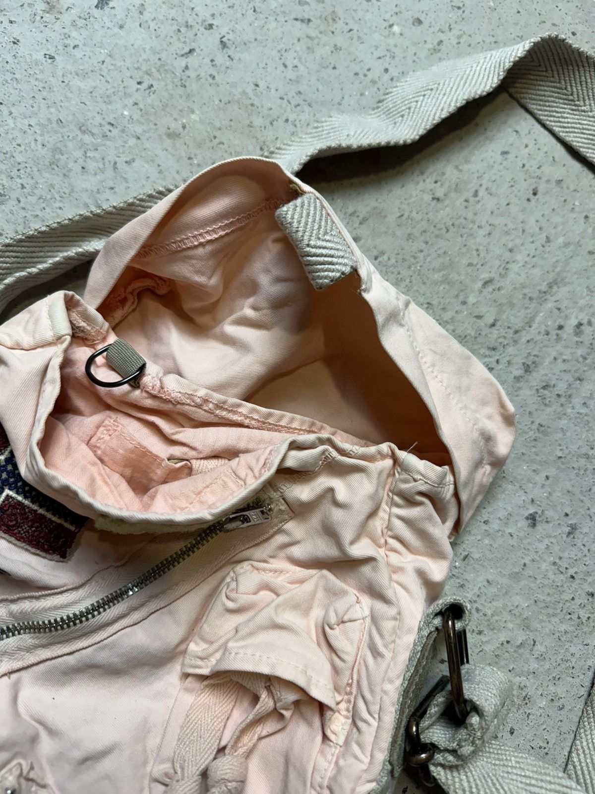 Napapijri × Vintage Vintage Y2K Napapijri Avantgarde Messenger Pocket Bag Size ONE SIZE - 6 Thumbnail