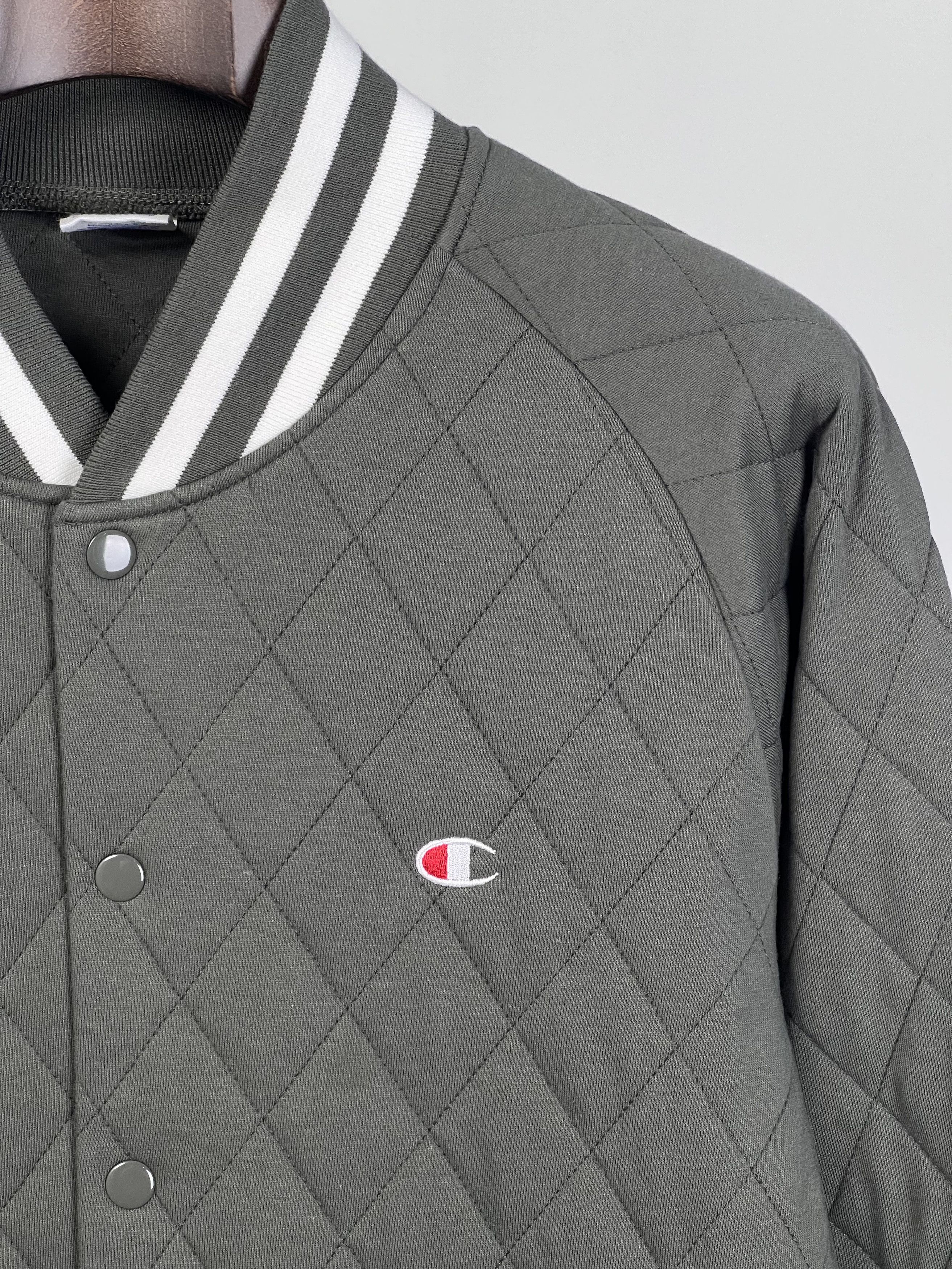 Champion Brand New Quilted Jacket Cotton C8-J009 Size US L / EU 52-54 / 3 - 2 Thumbnail