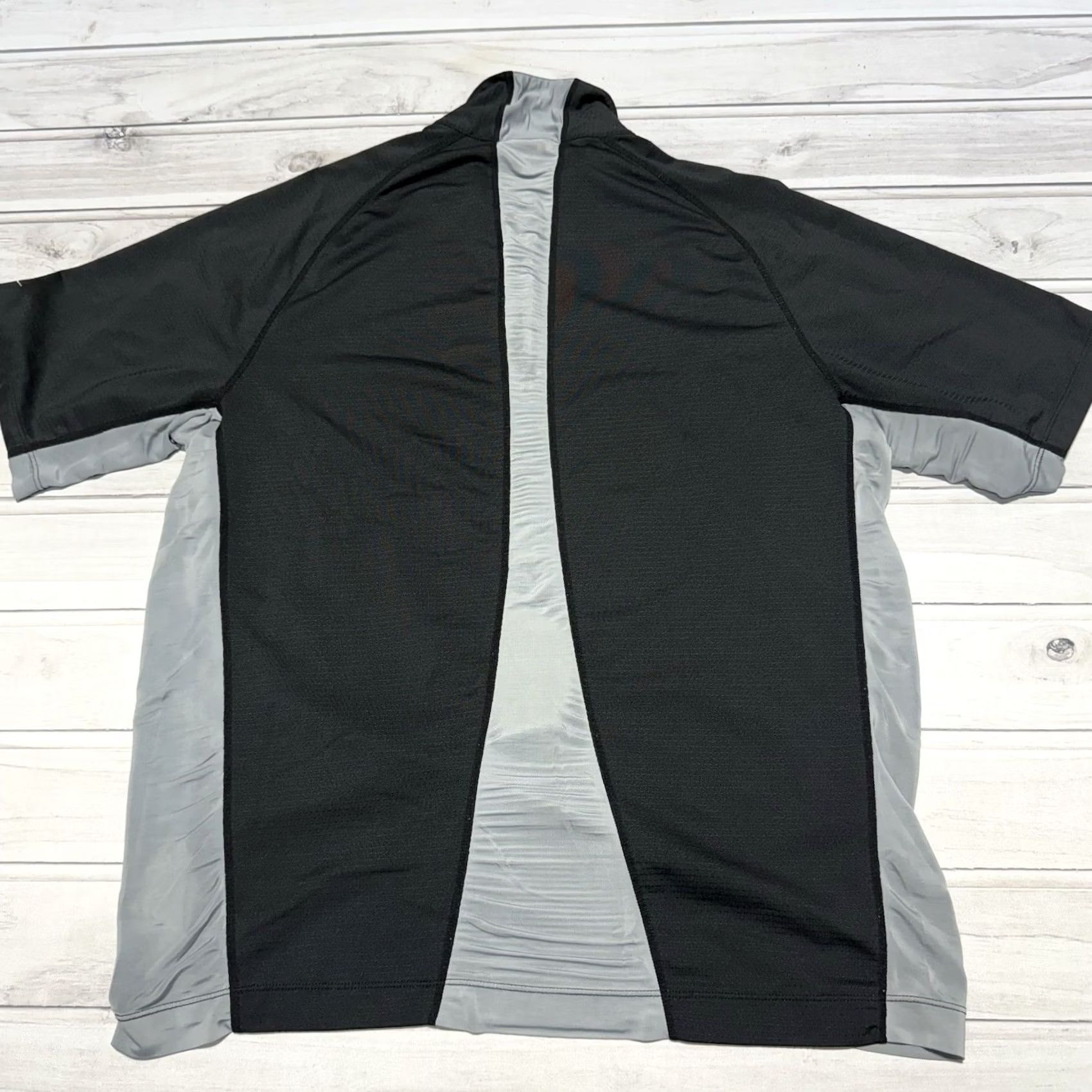 Nike Nike Golf Polo Shirt Mens L Black Gray 1/4 Zip Sphere React Vintage Y2K Size US L / EU 52-54 / 3 - 3 Thumbnail