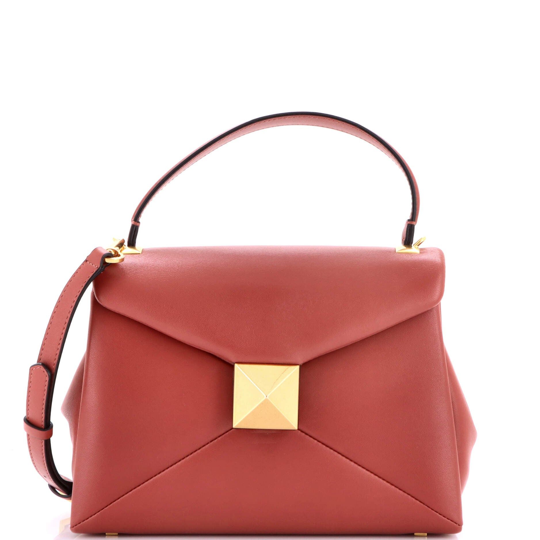 Valentino One Stud Top Handle Flap Bag Size ONE SIZE - 1 Thumbnail