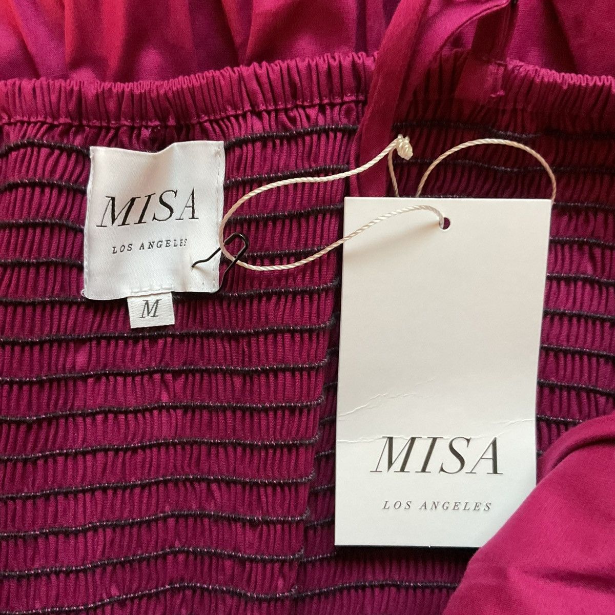 MISA Los Angeles Misa Los Angles Rula Orchid Cotton Poplin Midi Dress M NWT Size M / US 6-8 / IT 42-44 - 7 Thumbnail