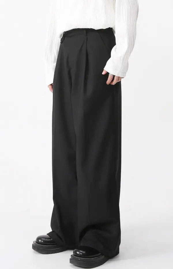 Japanese Brand Kokubu x Aoki Casual loose straight retro suit trousers Size US 32 / EU 48 - 3 Thumbnail