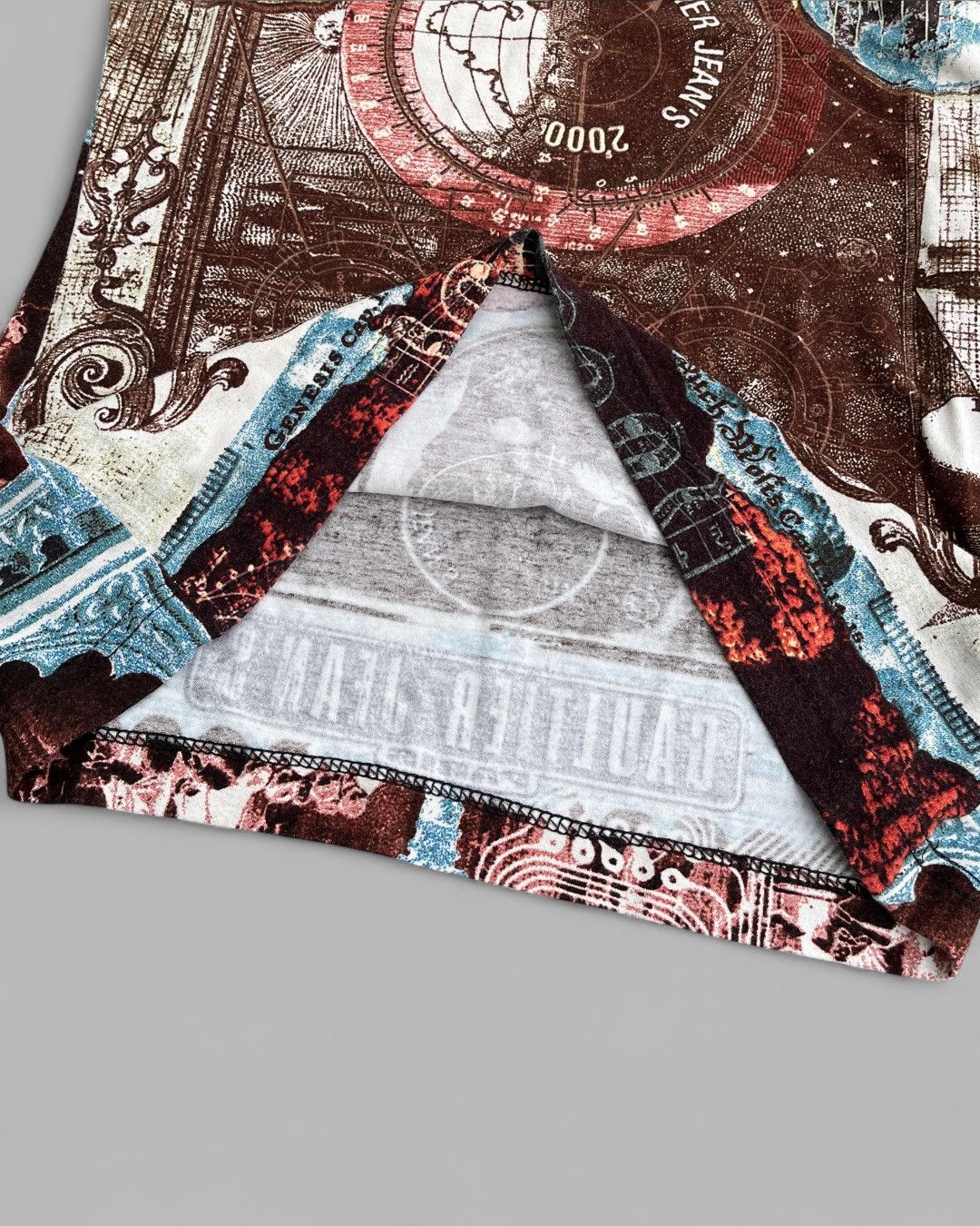 Vintage 🔥 Rare Vintage S/S 2000 Jean Paul Gaultier Printed Top Size M / US 6-8 / IT 42-44 - 12 Thumbnail