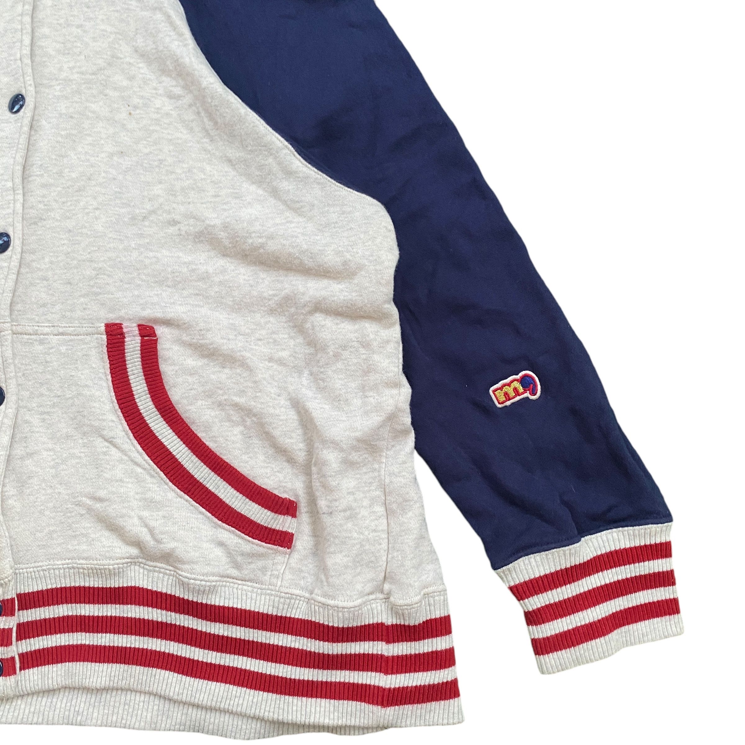 Issey Miyake Mercibeaucoup by Issey Miyake Ear Varsity Hoodie Size US M / EU 48-50 / 2 - 6 Thumbnail