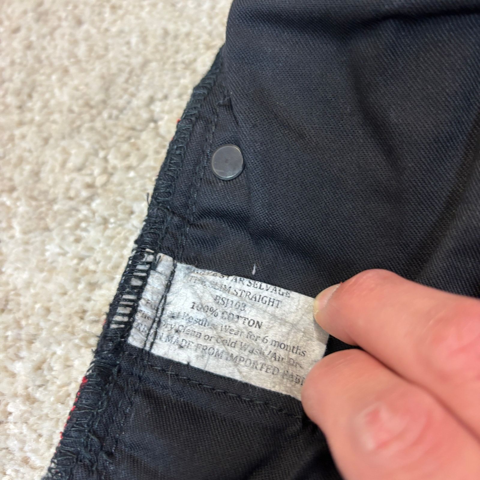 Brave Star Selvage Brave Star Selvedge The Slim Straight Black Jeans Mens 29x34 Size US 29 - 5 Thumbnail