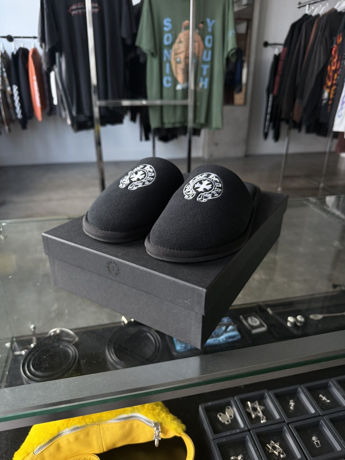Chrome Hearts Chrome Hearts Hotel Slippers SZ M NEW Size US 9 / EU 42 - 1 Thumbnail
