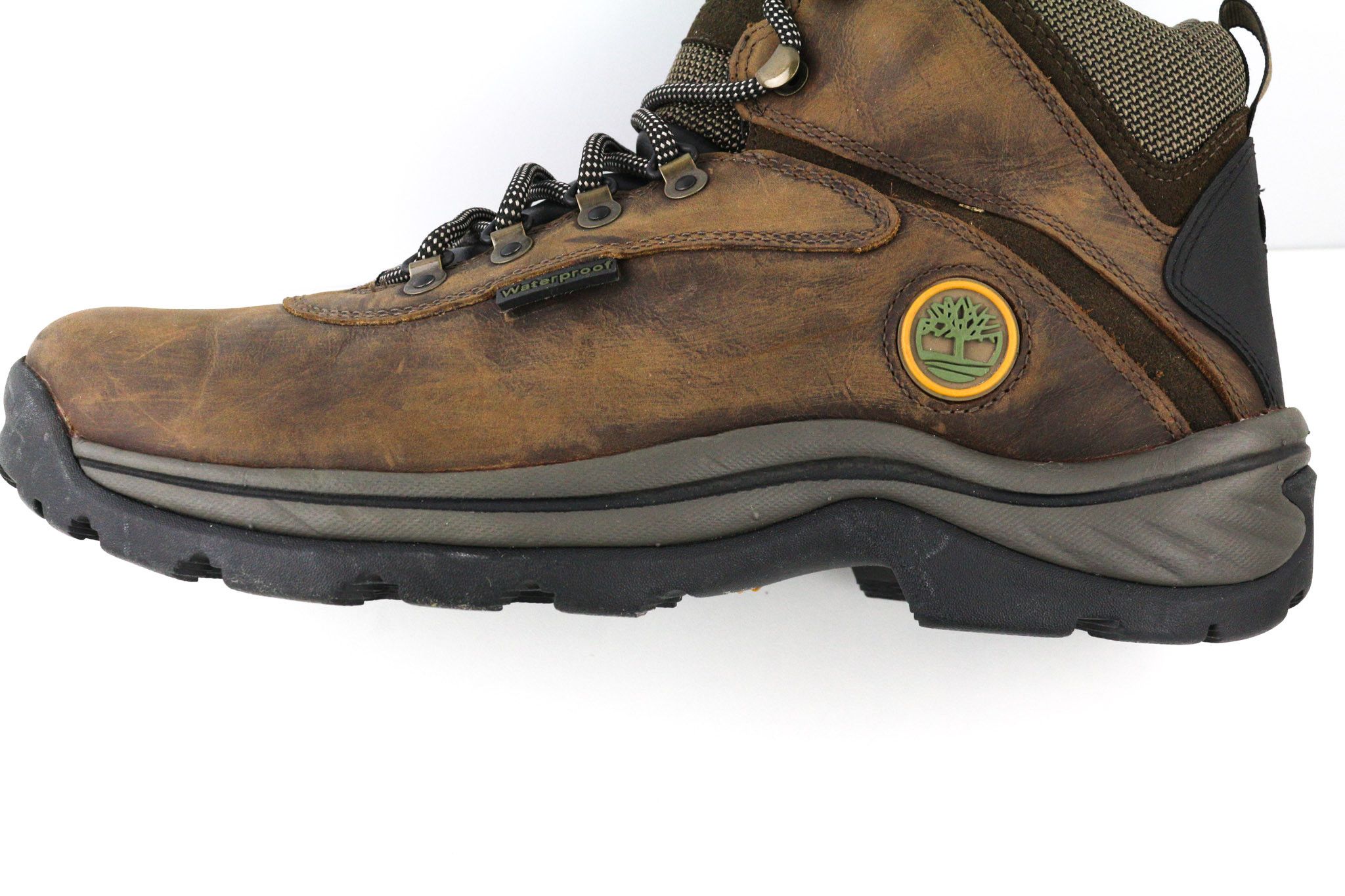 Timberland 12135-A5946 EU44 Brown Leather High Top Laced Shoes 80565 Size US 11 / EU 44 - 15 Thumbnail