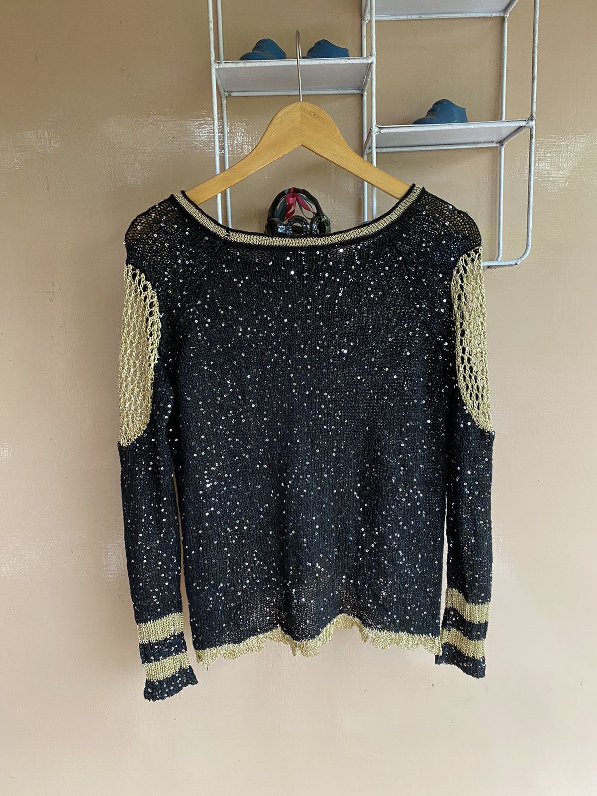 Issey Miyake Japanese avantgarde knitted glitter isseymiyake Size US M / EU 48-50 / 2 - 3 Thumbnail