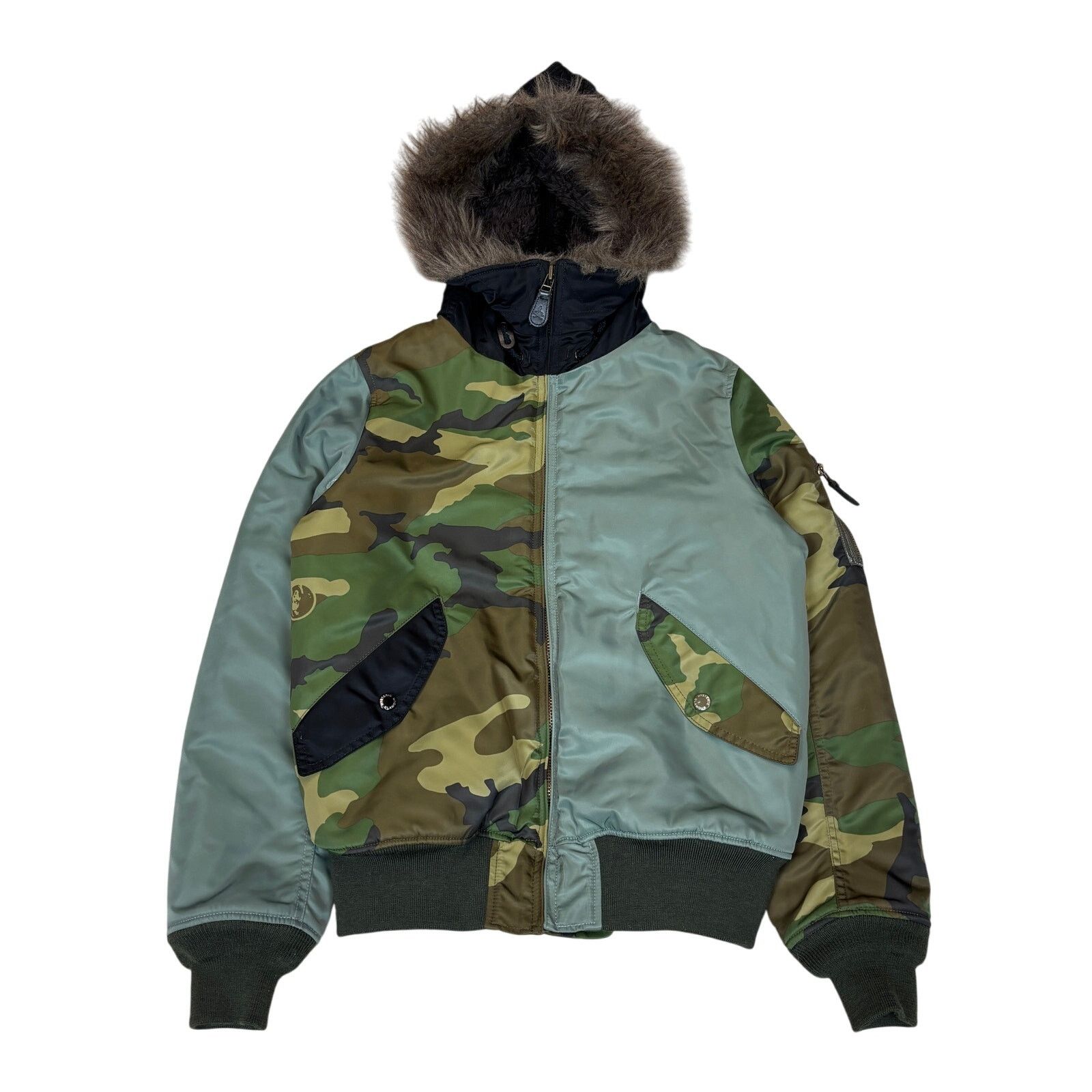 Vintage Hysteric Glamour Camo Bomber Jacket Women's Medium