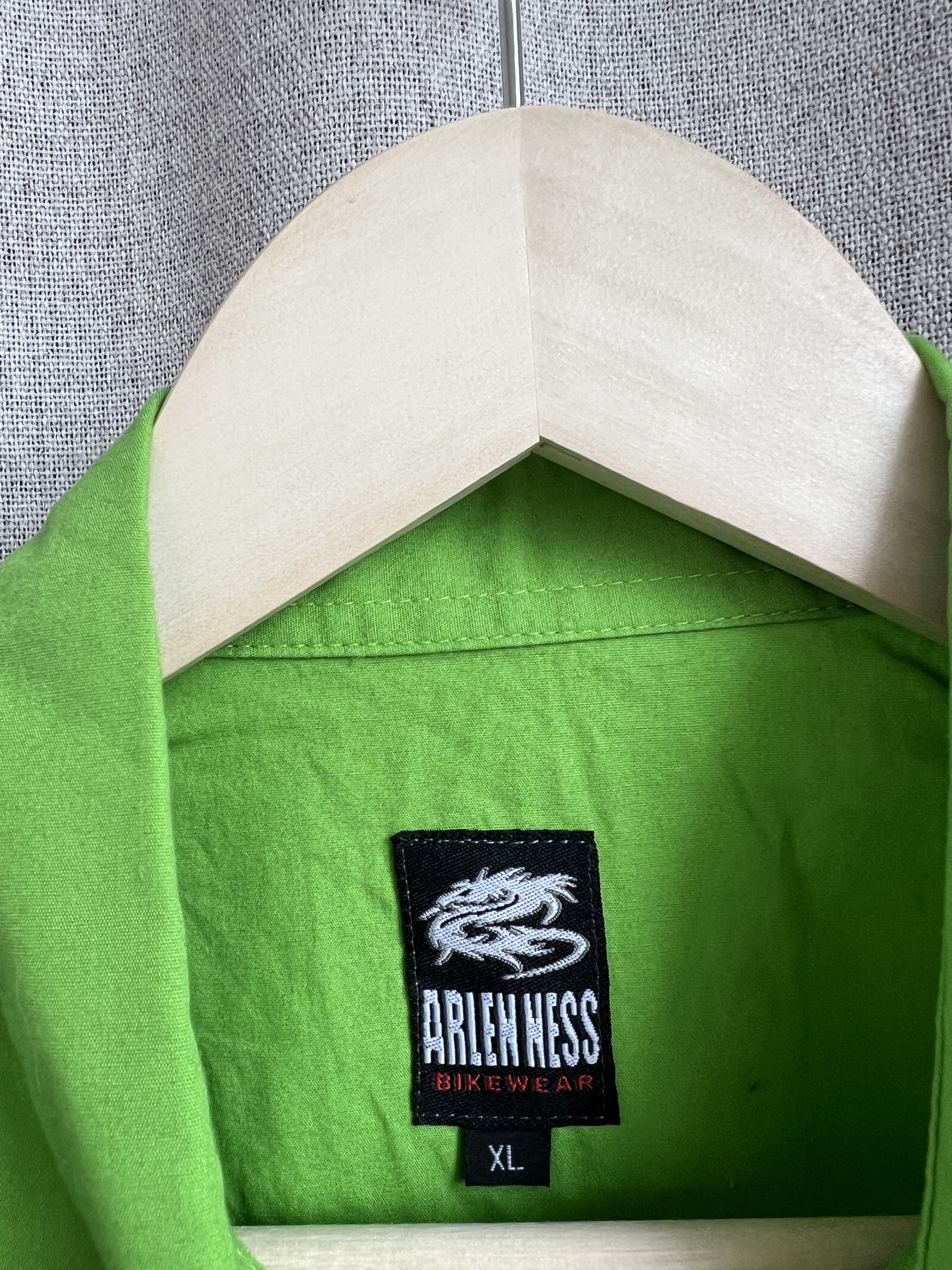 Vintage Y2K Kawasaki Ninja 2004 Moto Button Shirt Embroidery Size US L / EU 52-54 / 3 - 9 Thumbnail
