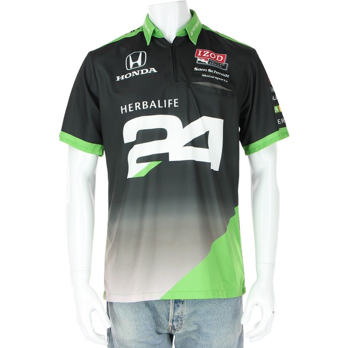 Other Herbalife 24 Honda Formula Racing Pit Crew Jersey Polo Shirt ...