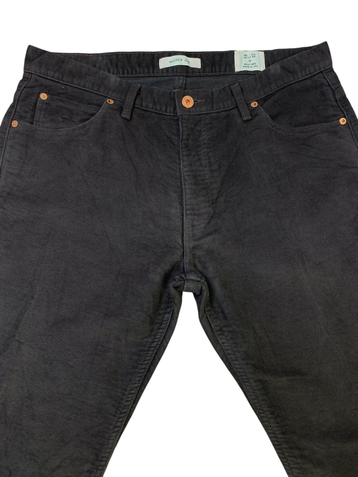 Billy Reid Billy Reid Moleskin Black Pants Size US 36 / EU 52 - 2 Thumbnail