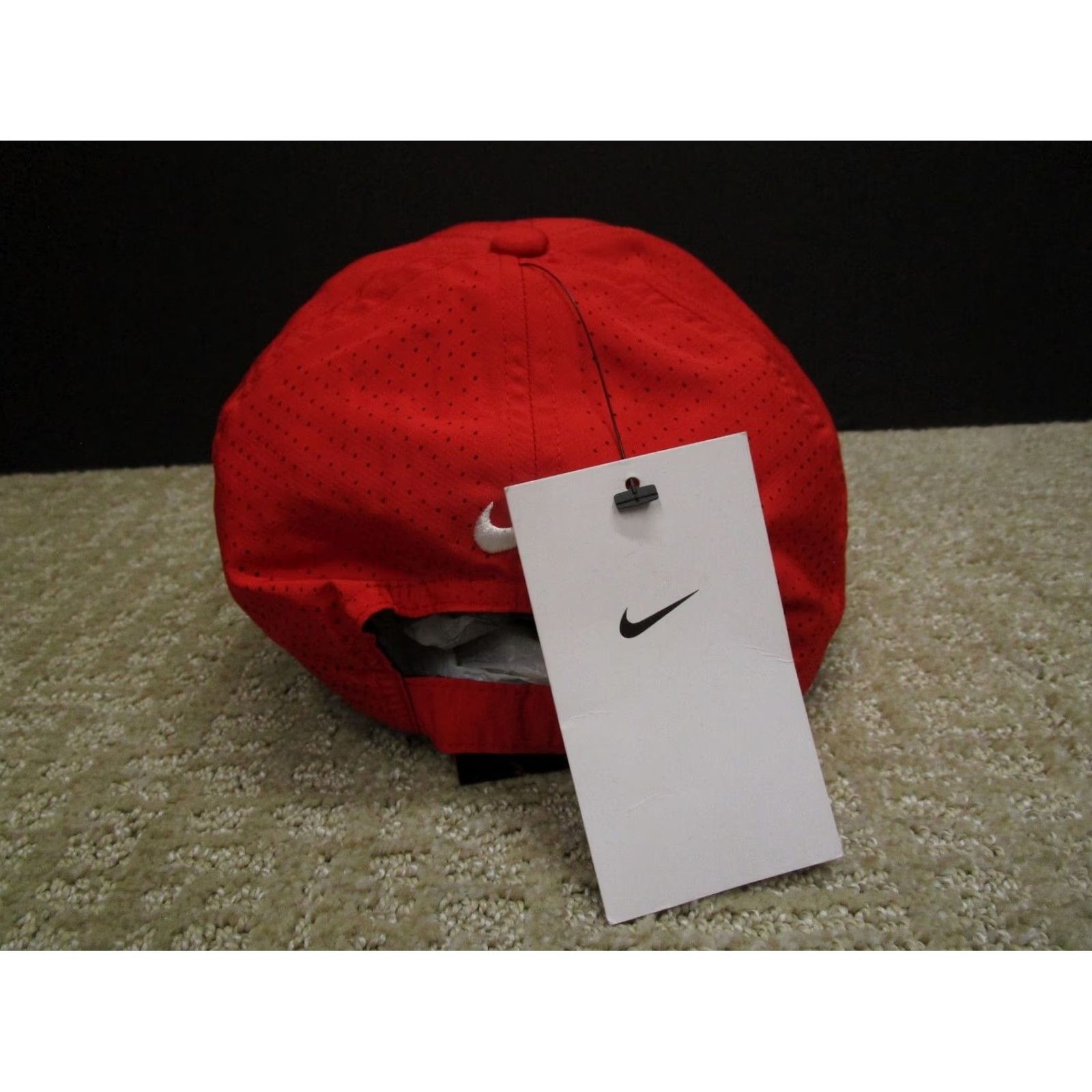 Nike Nike Paris Olympics Strap Back Hat Men Adjustable Red Baseball Cap- Heritage 86 Size ONE SIZE - 3 Thumbnail