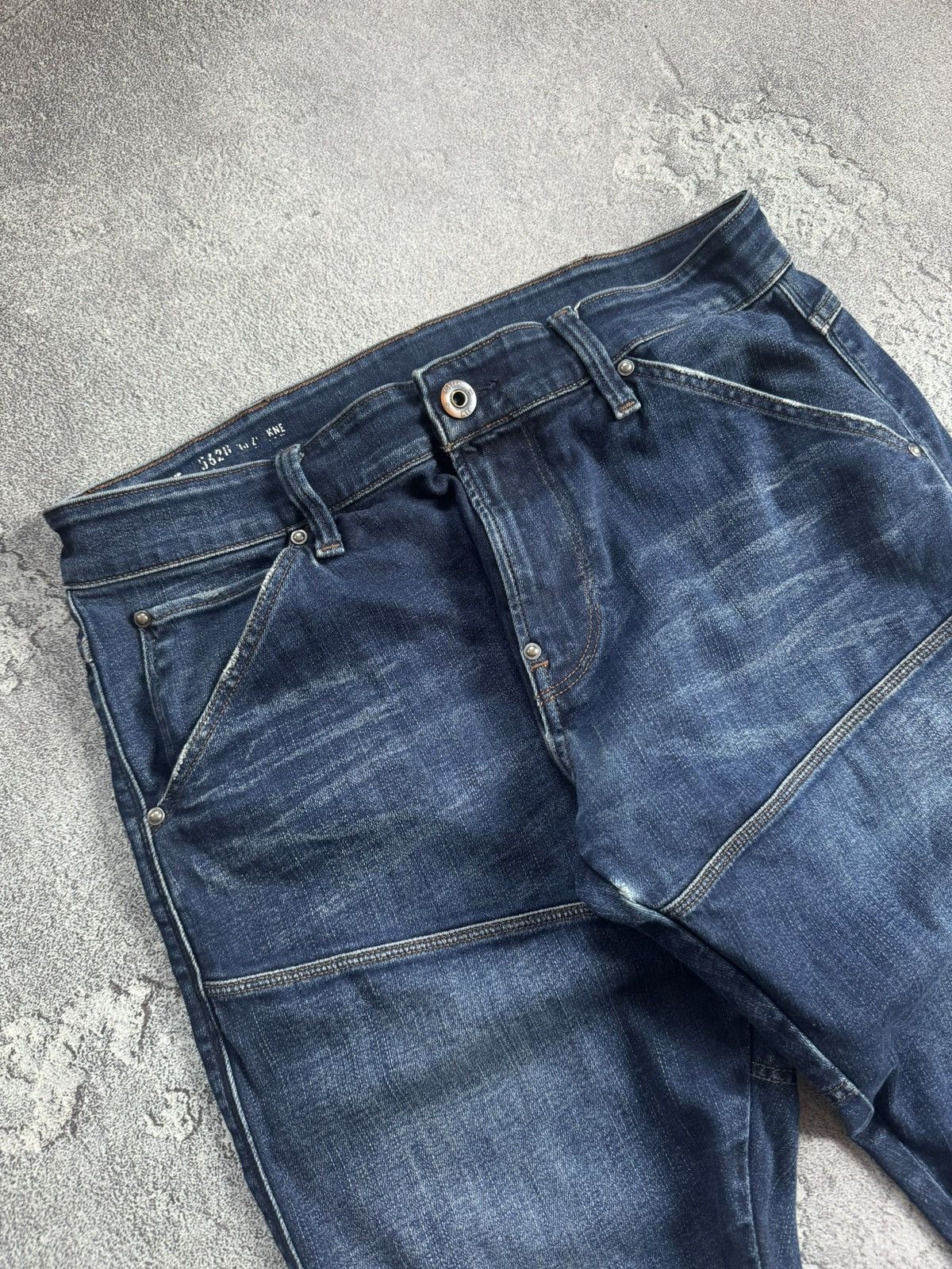 G-Star G star raw 32/32 5620 3D zip knee skinny denim pants jeans Size US 32 / EU 48 - 3 Thumbnail