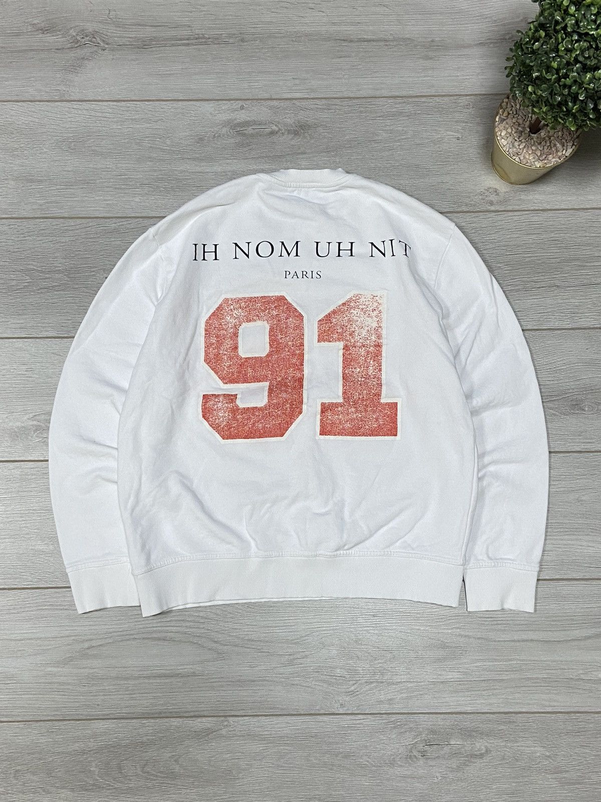 Ih Nom Uh Nit Ih Nom Uh Nit 91 Chicago Bulls Dennis Rodman sweatshirt Size US L / EU 52-54 / 3 - 2 Thumbnail