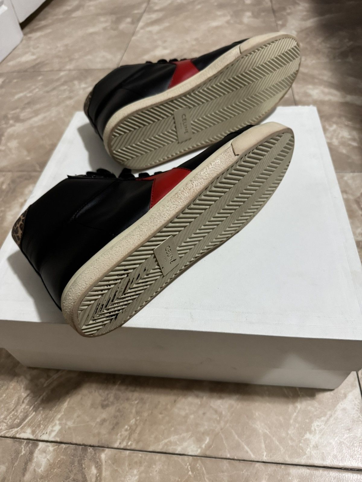 Celine Celine Triomphe Leopard Sneakers Size US 9 / EU 42 - 4 Thumbnail